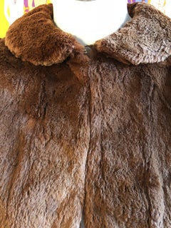 1940s Arnold W Green Sheared Beaver Cape for Women's Evening Wear