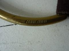 Miu Miu Brown Fringed Suede Belt 36"