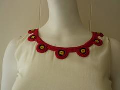 Prada Off White Embellised Linen Dress (38 Itl)