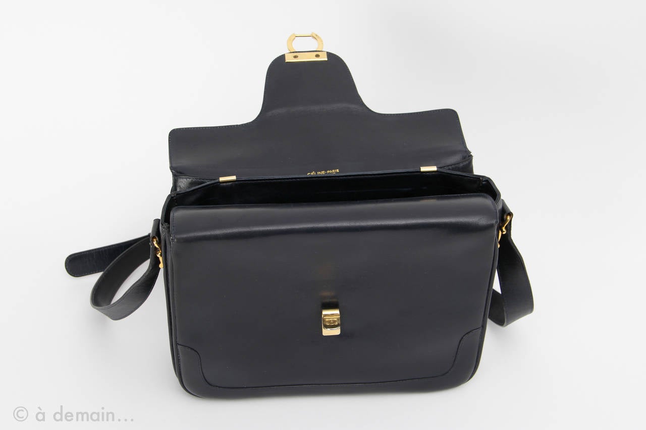 Celine blue Handbag from the 1960s at 1stdibs  