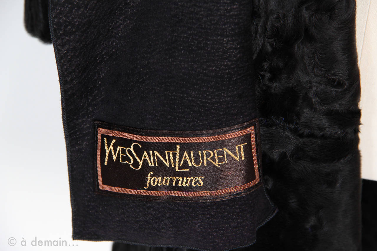 Yves Saint Laurent Fourrures Coat reversible 6