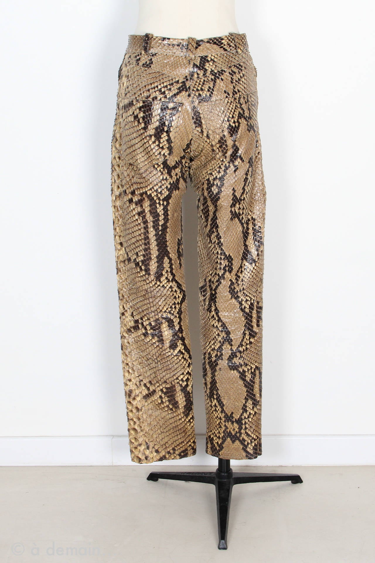 Junko Shimada Python Pants at 1stDibs