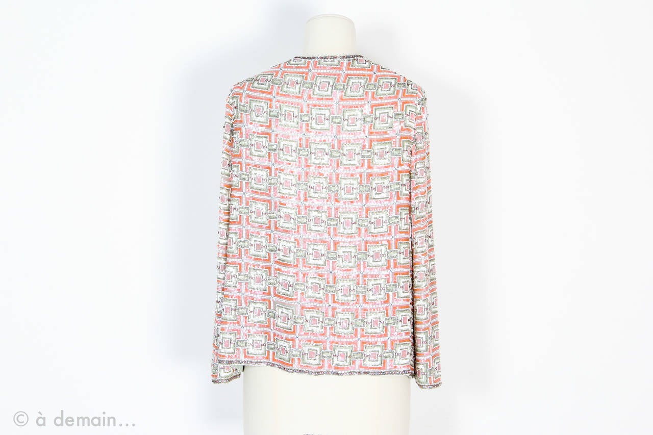 Gorgeous Chanel Haute Couture Jacket In Good Condition In Paris, IDF