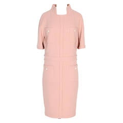 Pink Chanel Dress French size 42, made in France