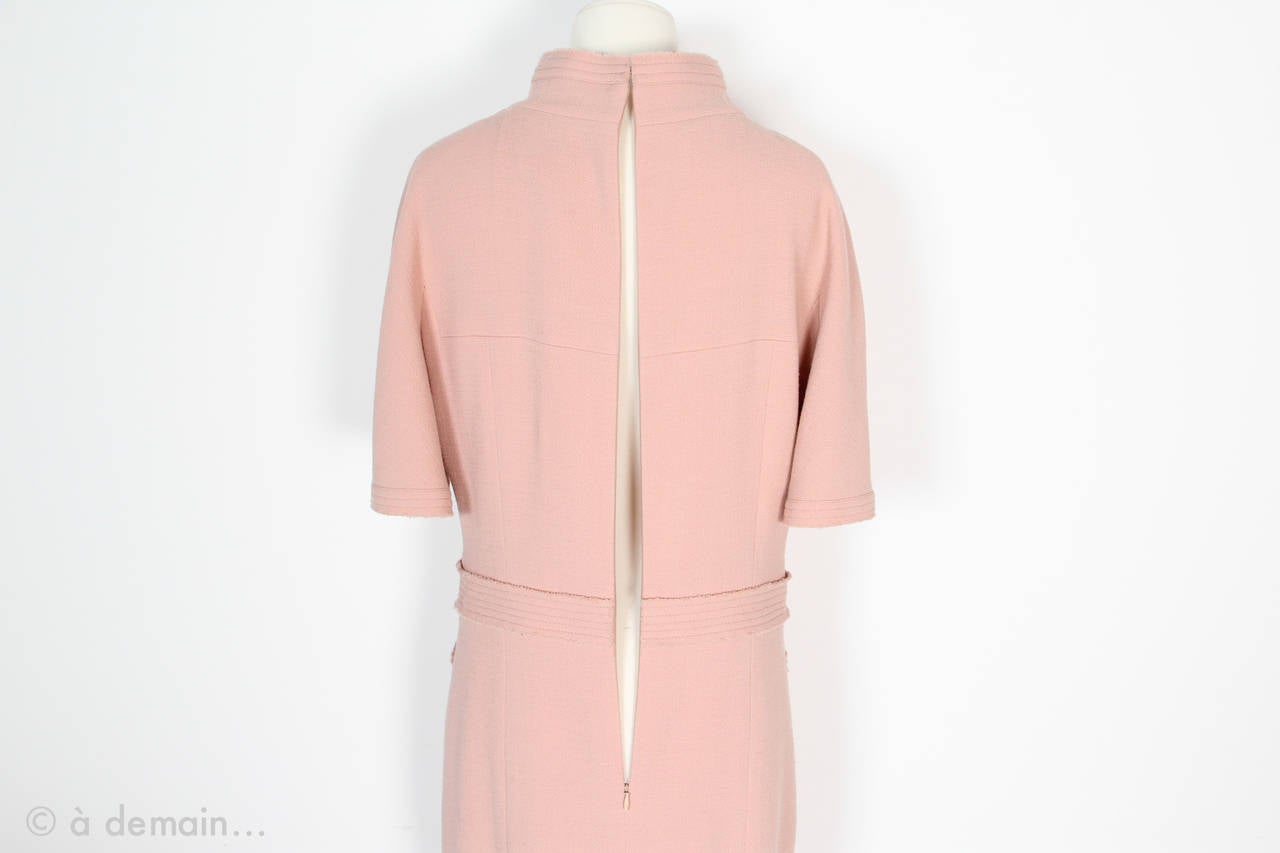 Pink Chanel Dress French size 42, made in France 2