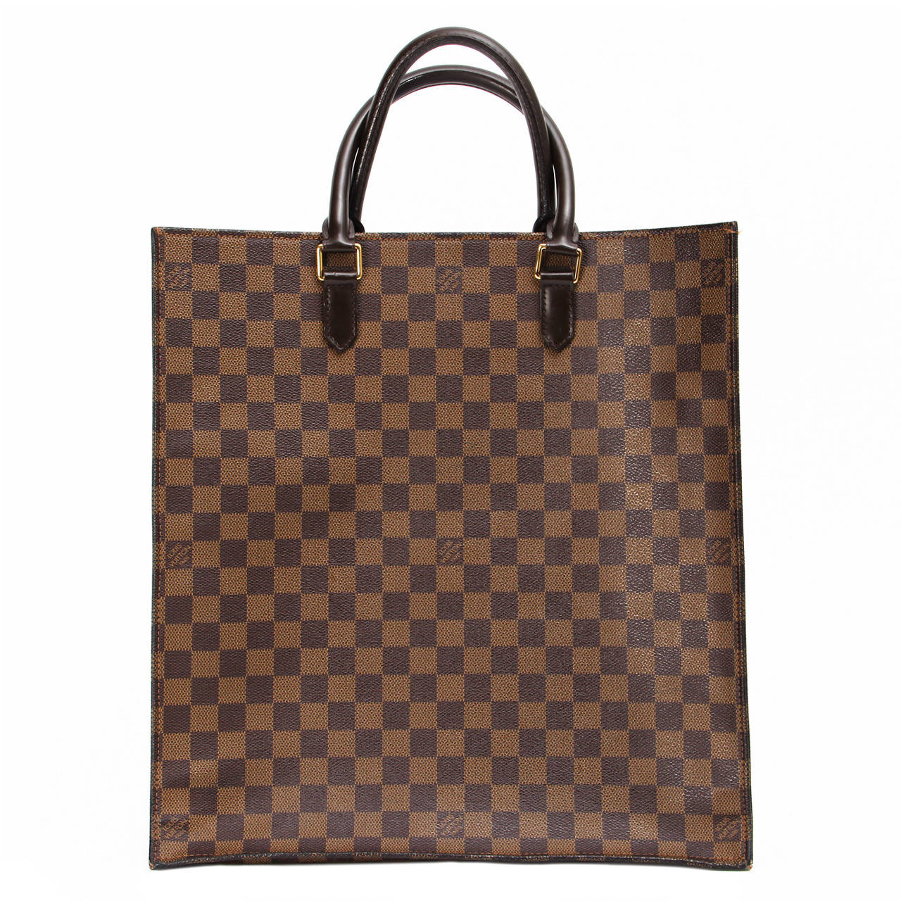 Checked pattern Louis Vuitton Handbag basket