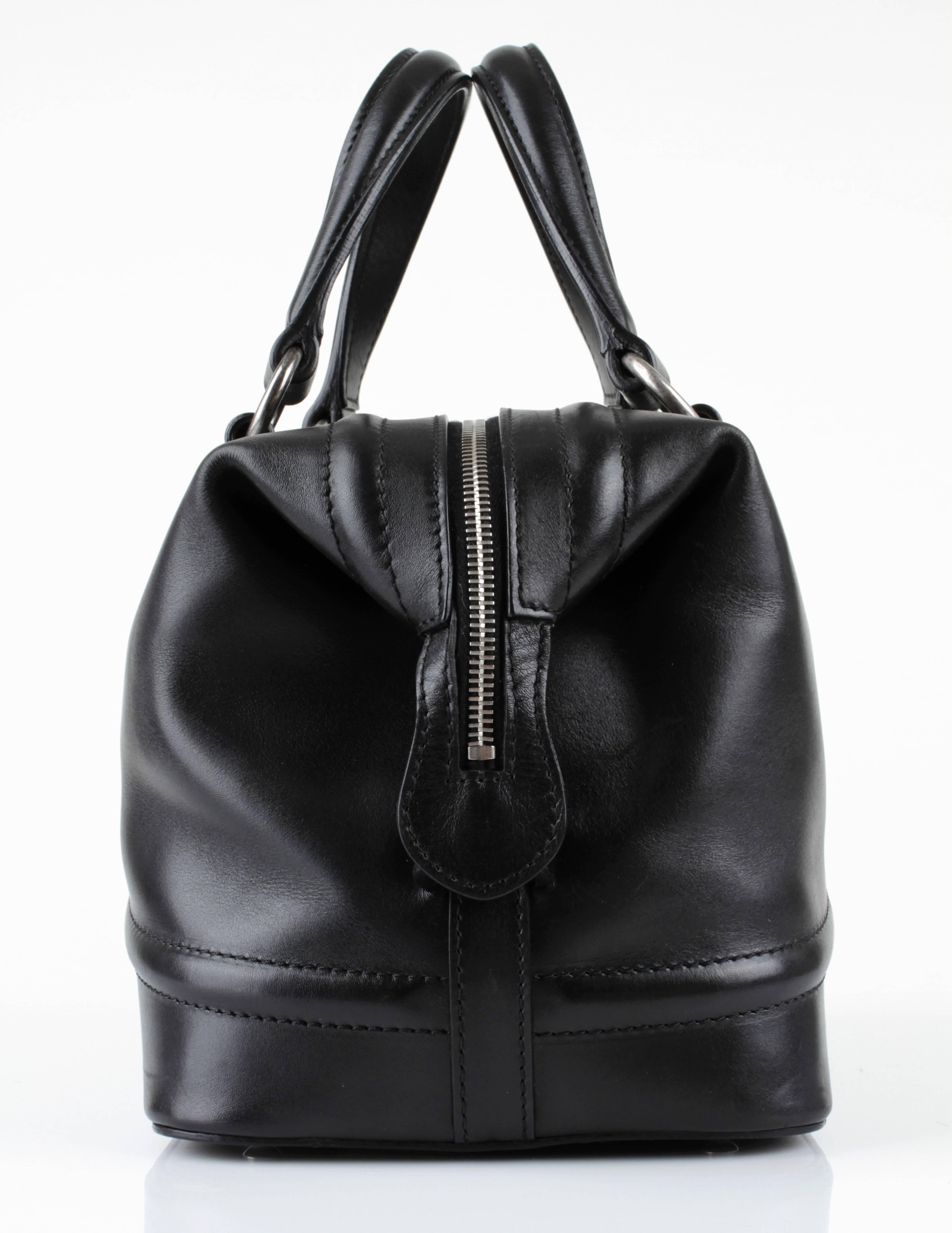 black satchel purse