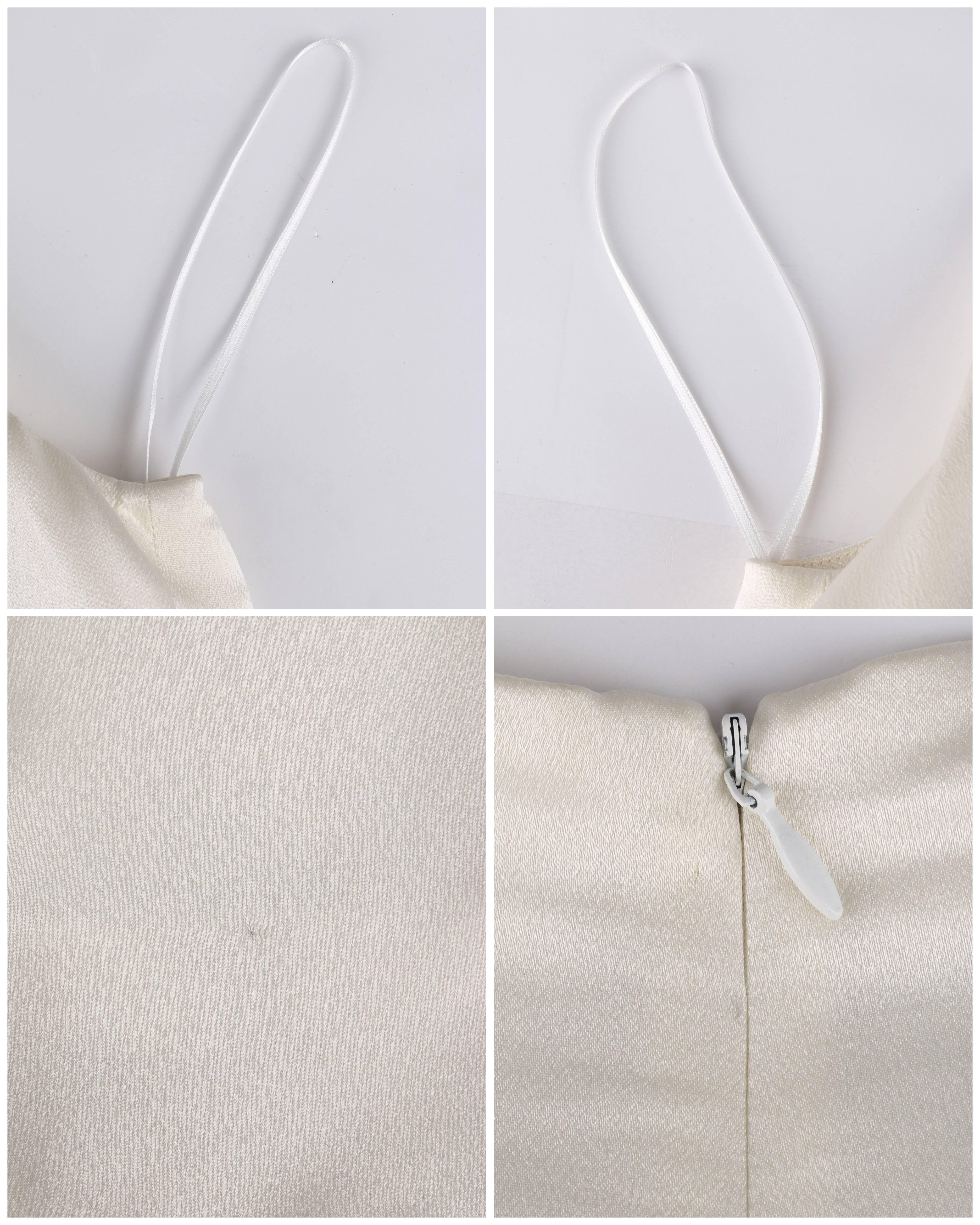 ALEXANDER McQUEEN NOUVEAU Robe droite blanche 100 % motif fumée S/S 2009 Taille 44 en vente 4