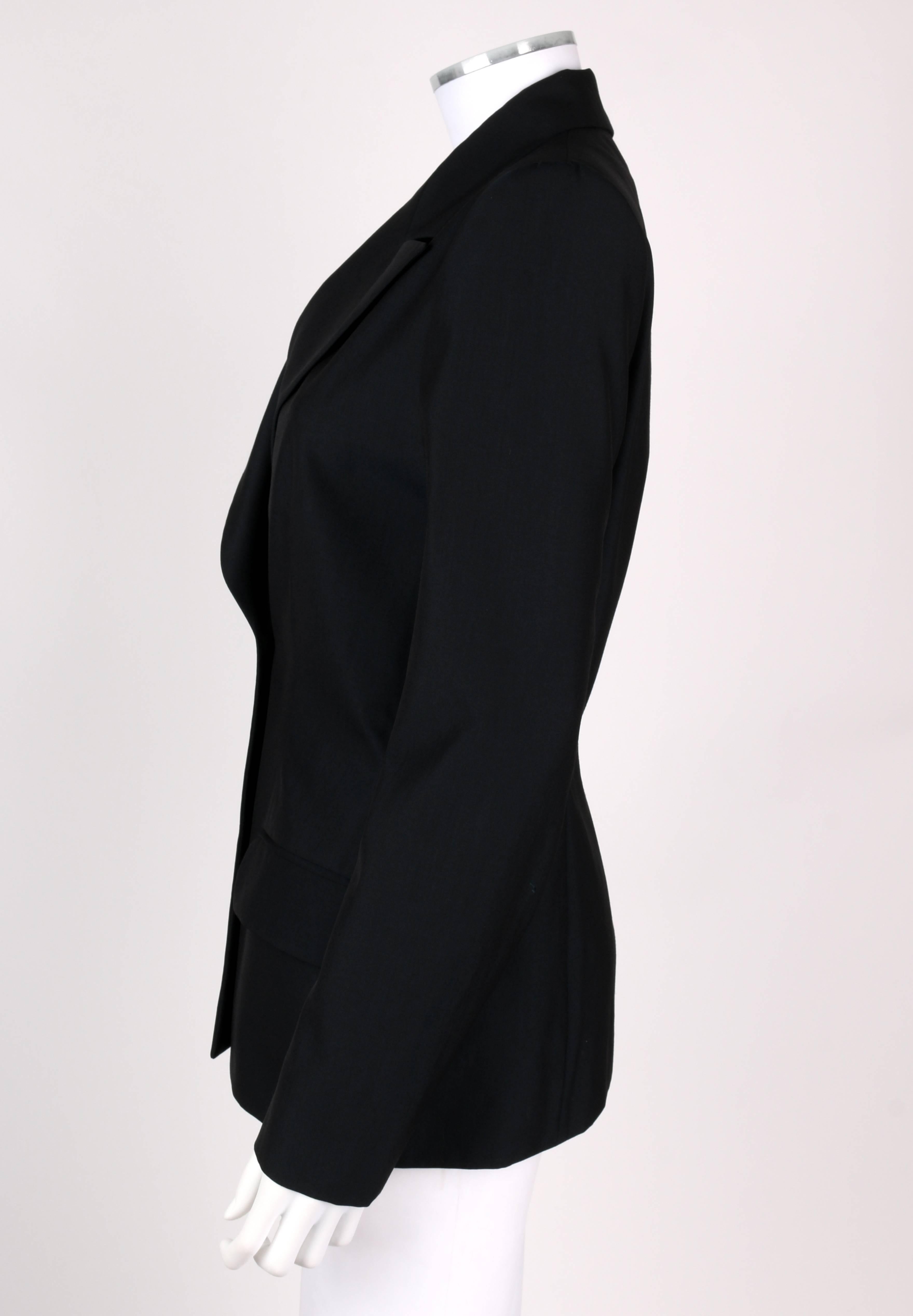 Women's ALEXANDER McQUEEN S/S 1998 GIVENCHY Embroidered Birds Blazer Jacket Size 44