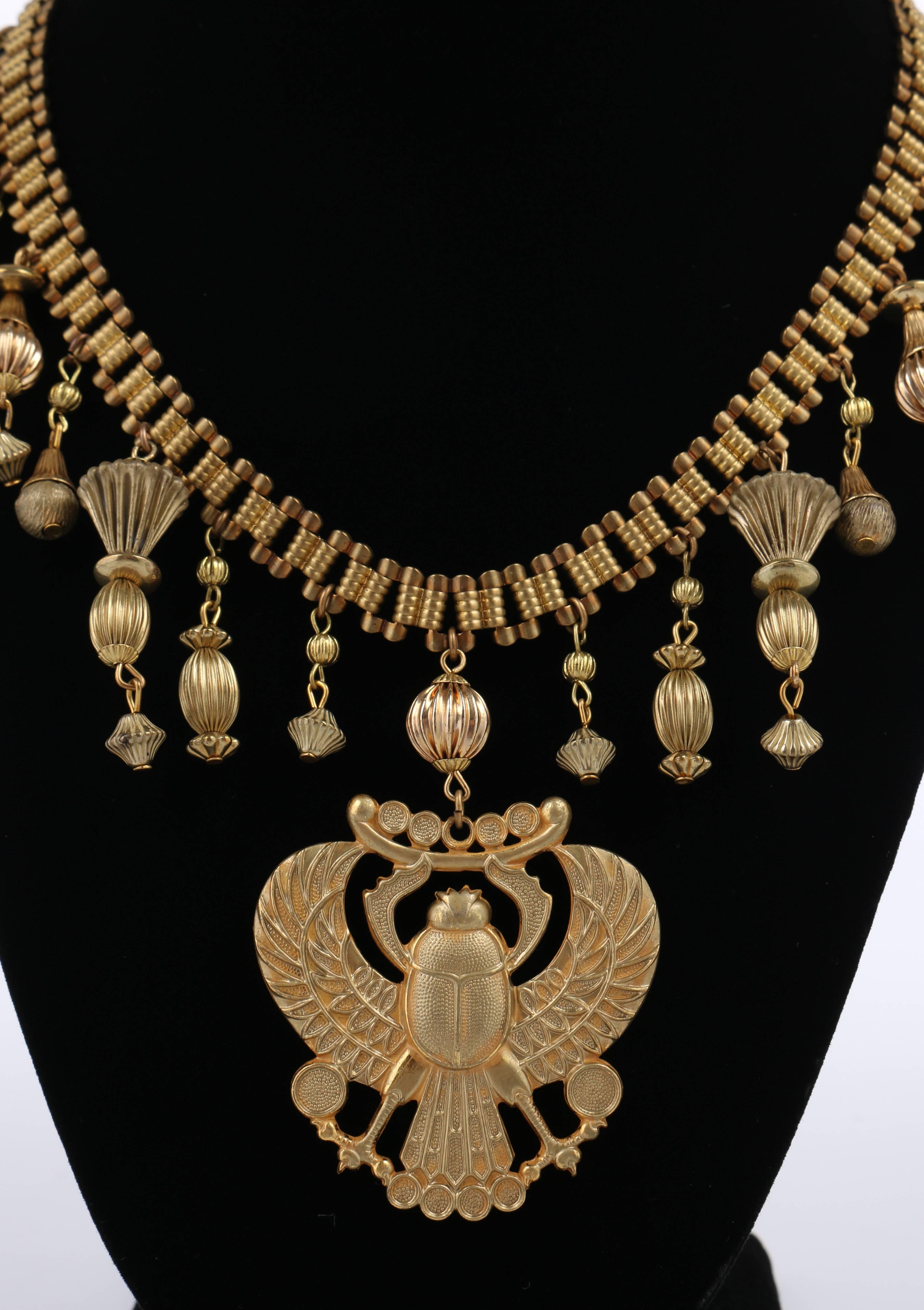 miriam haskell gold necklace