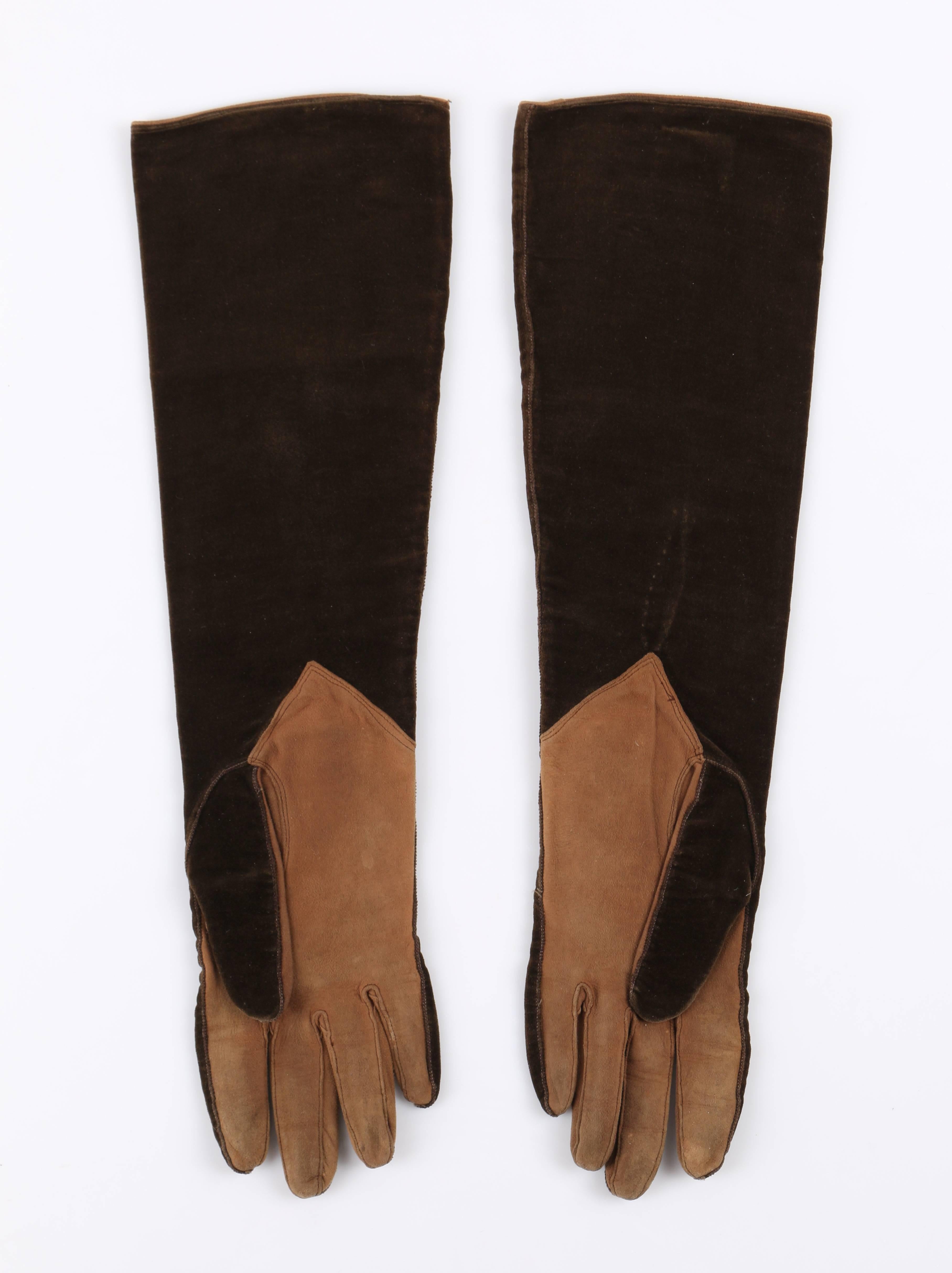 leather elbow gloves