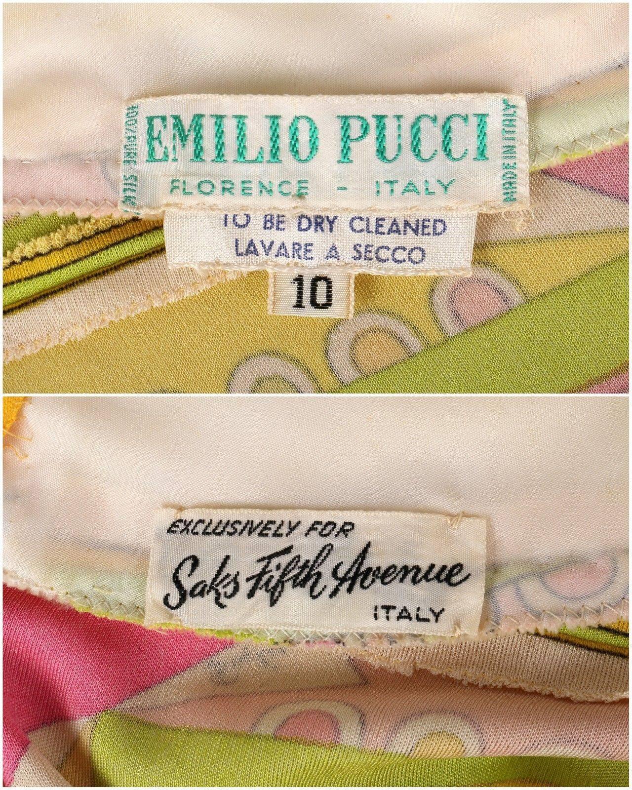 EMILIO PUCCI c.1960s 