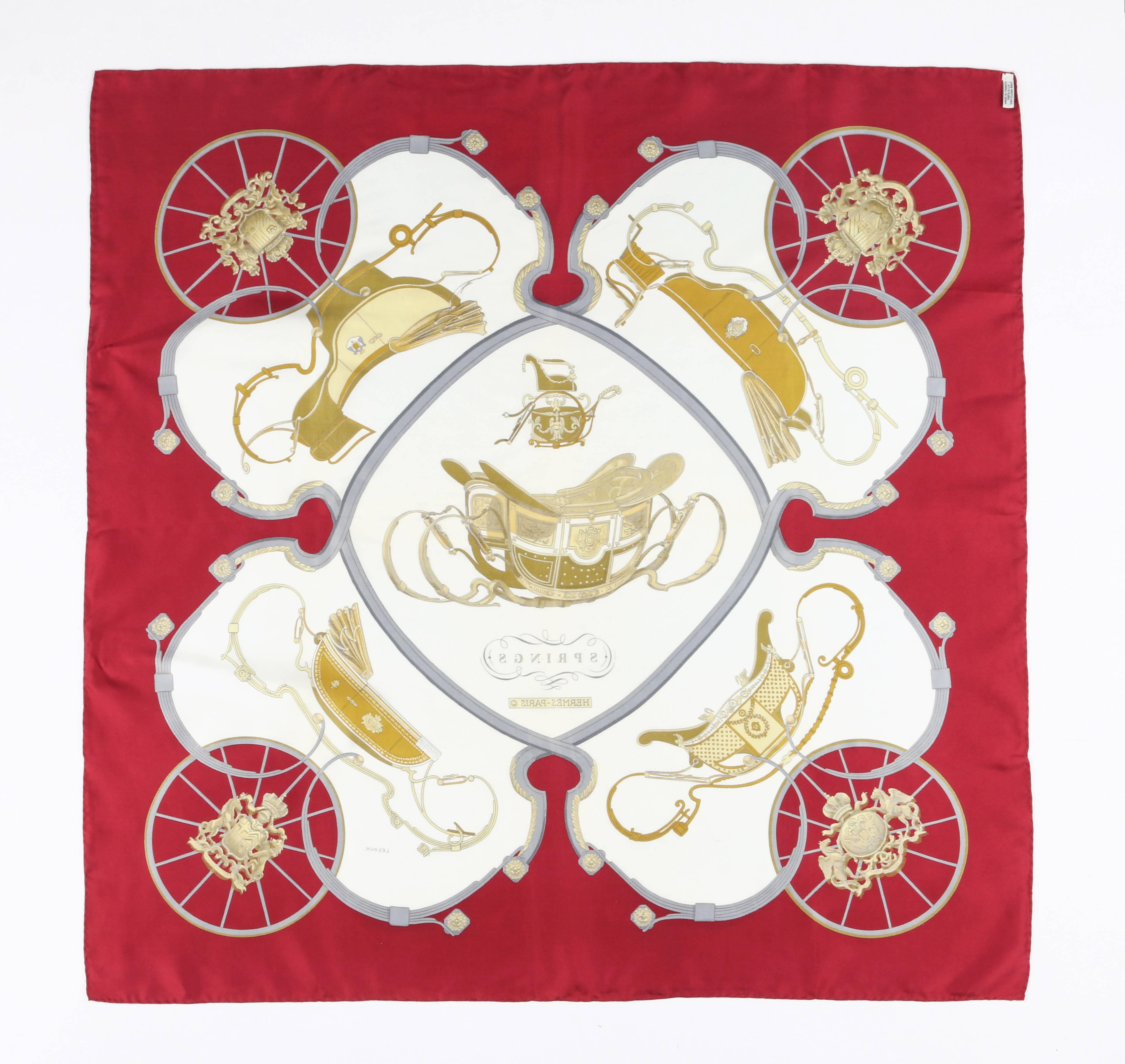 hermes scarf carriage