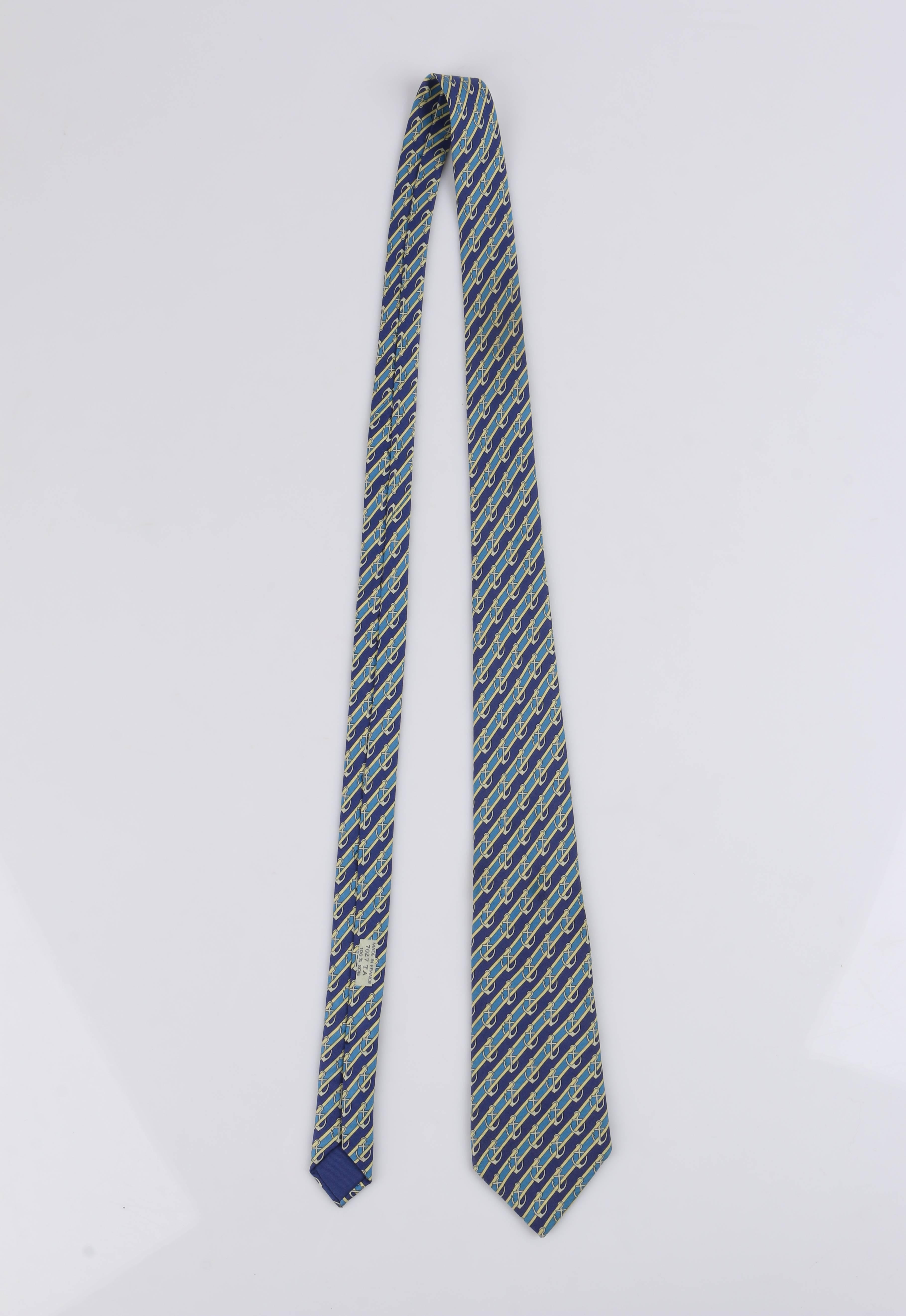 hermes navy tie