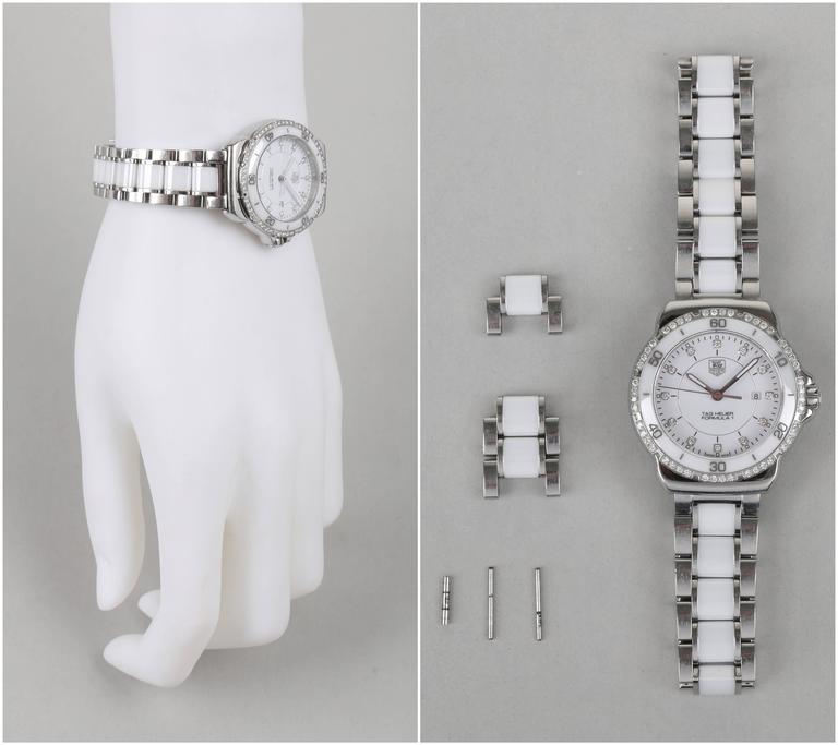 tag heuer formula 1 white