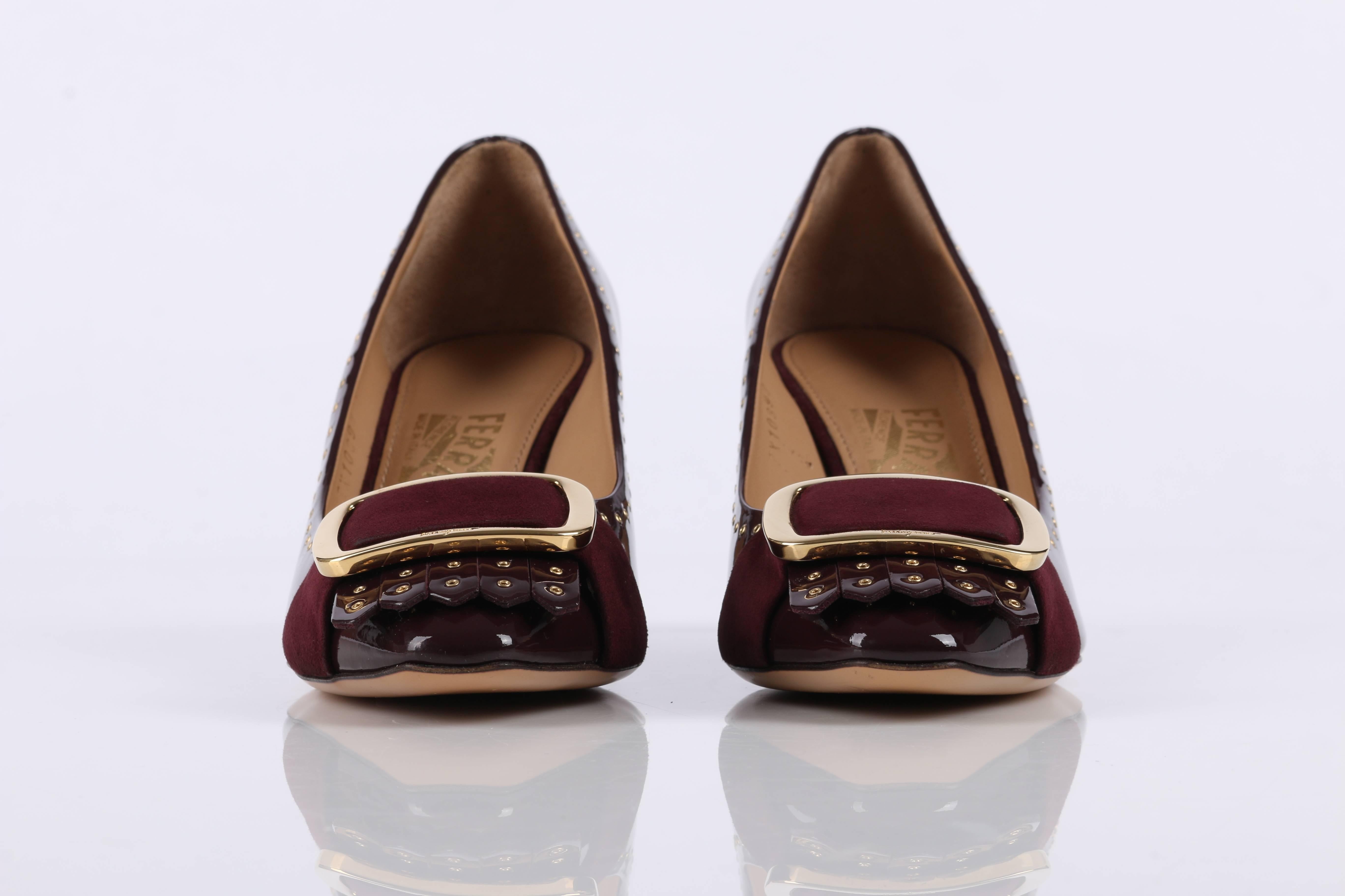 ferragamo buckle shoes