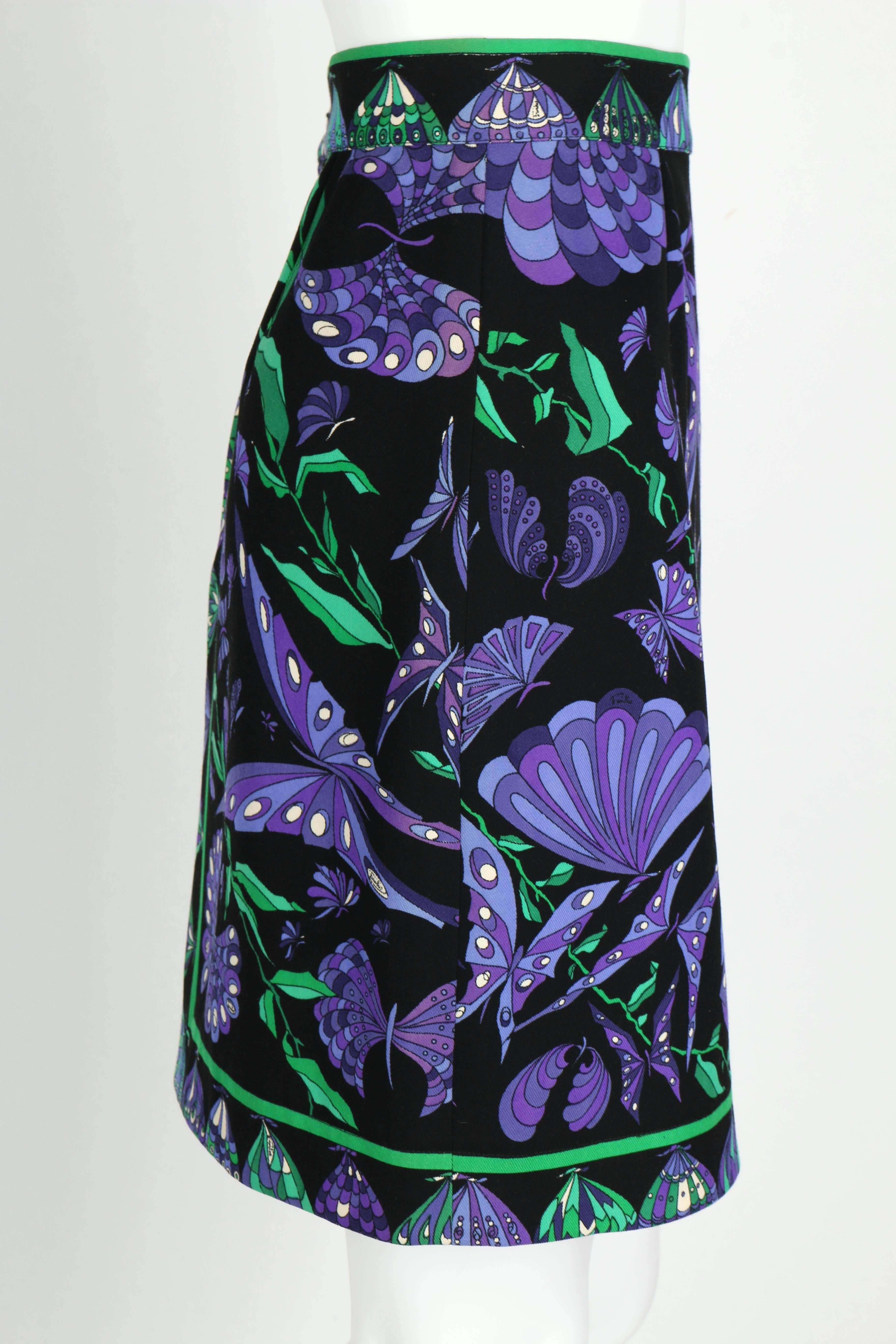 purple butterfly skirt