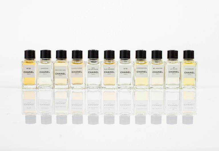 LES EXCLUSIFS DE CHANEL Jacques Polge Coffret Box Set 11 Mini Bottles  Fragrance at 1stDibs