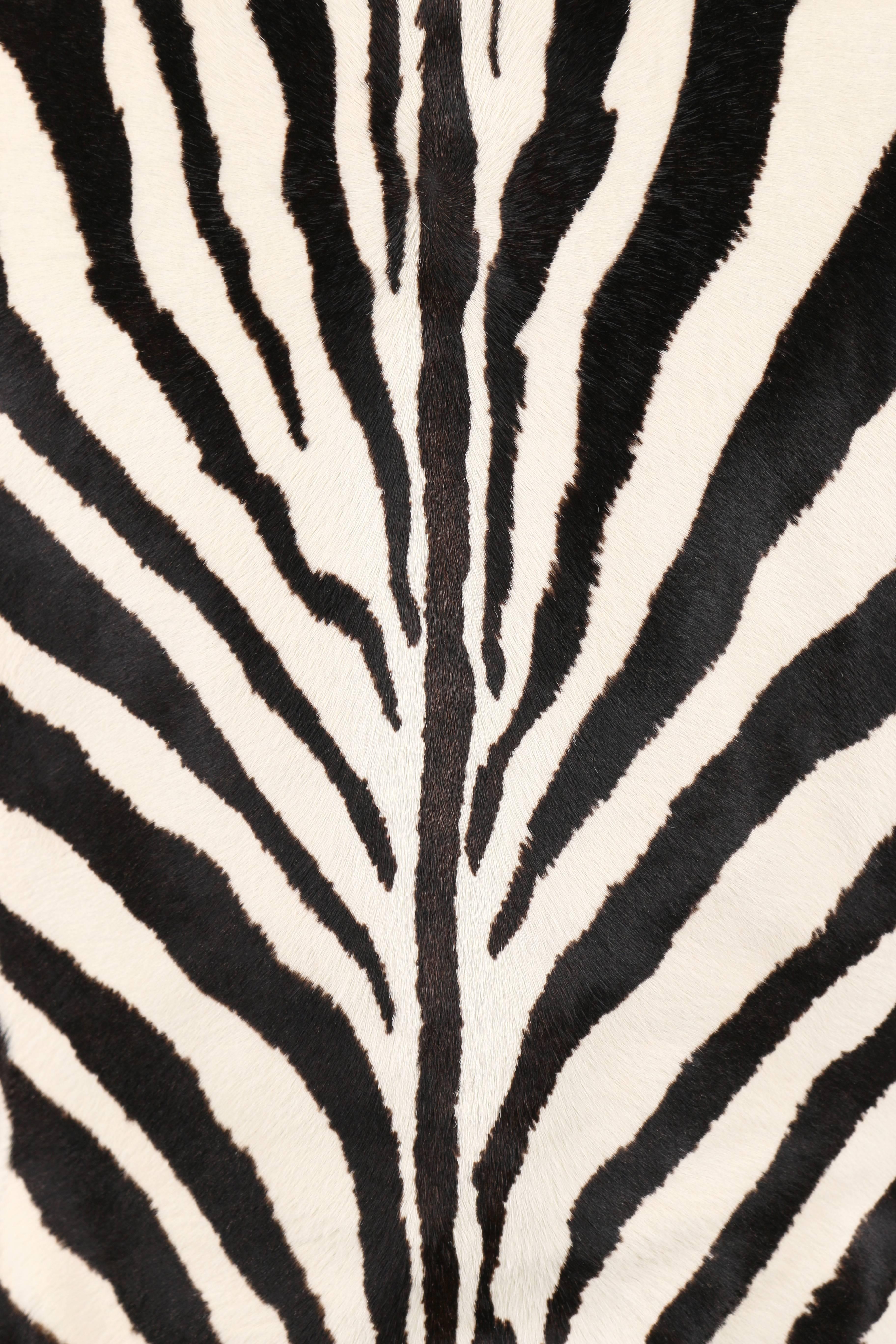 Women's RALPH LAUREN Collection Zebra Print Calf Hair Safari Vest NWT