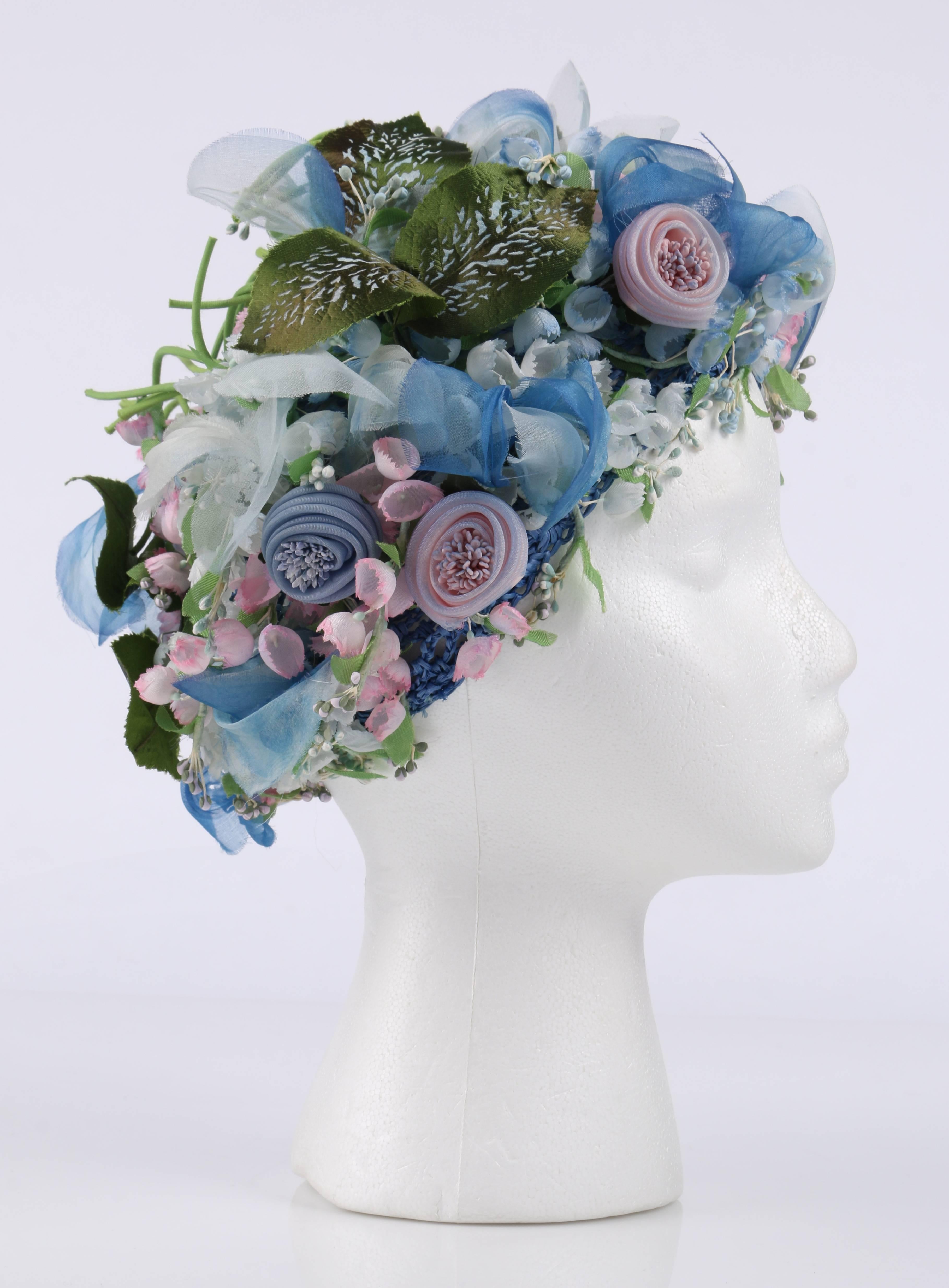 vintage flower hat
