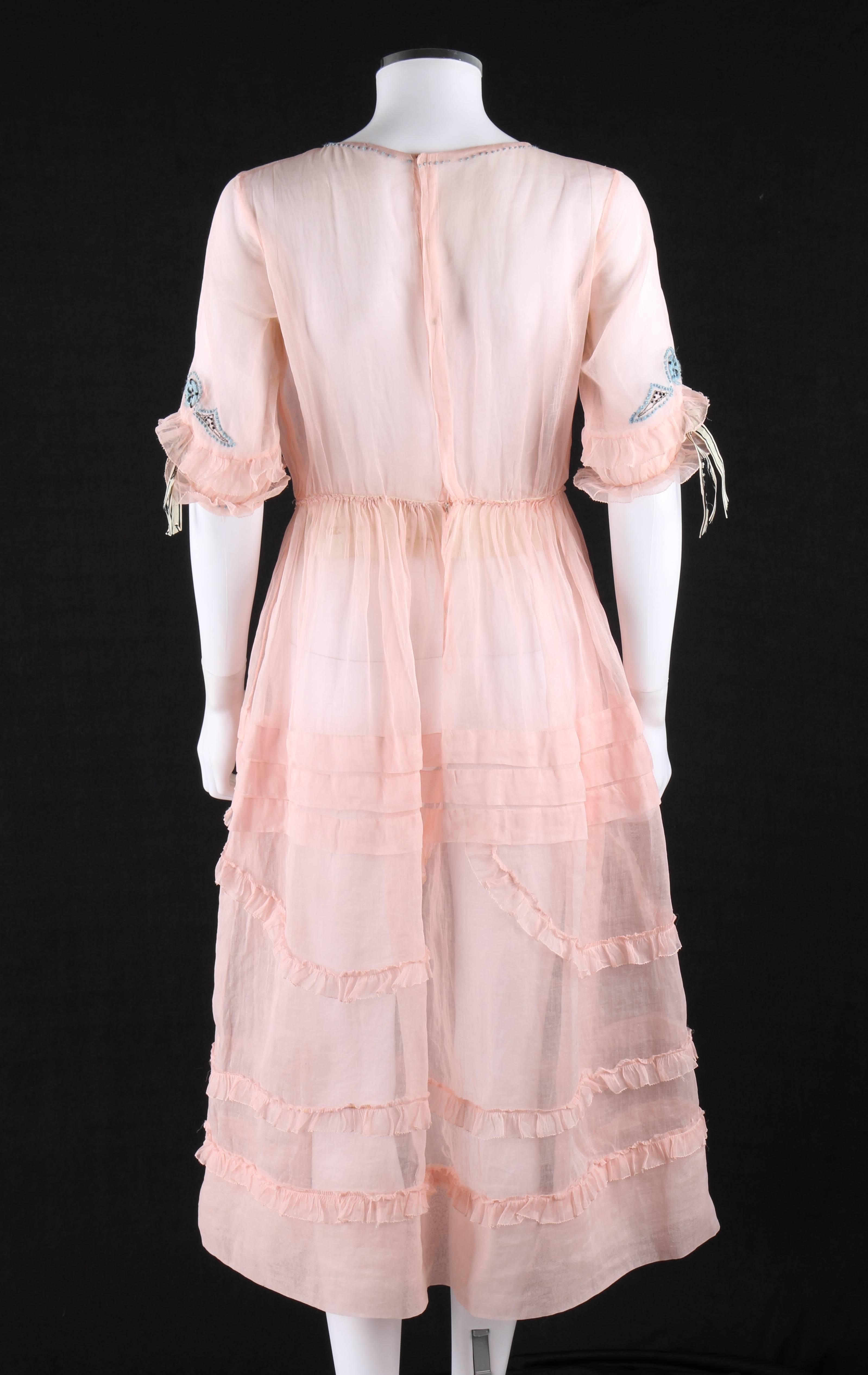 pink edwardian dress