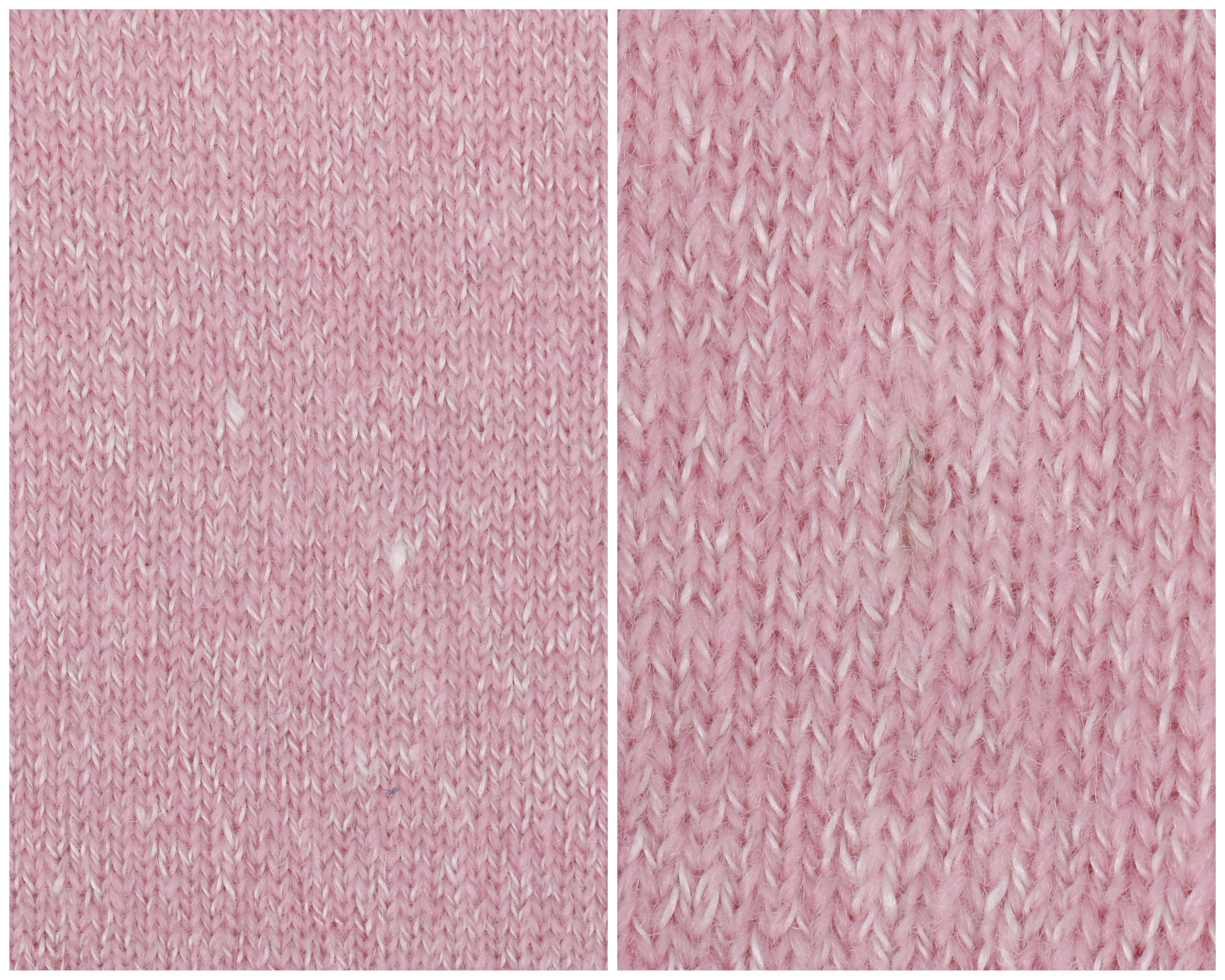 CHANEL Resort 2013 Light Pink Cashmere Linen 3/4 Sleeve Knit Cardigan Sweater 3