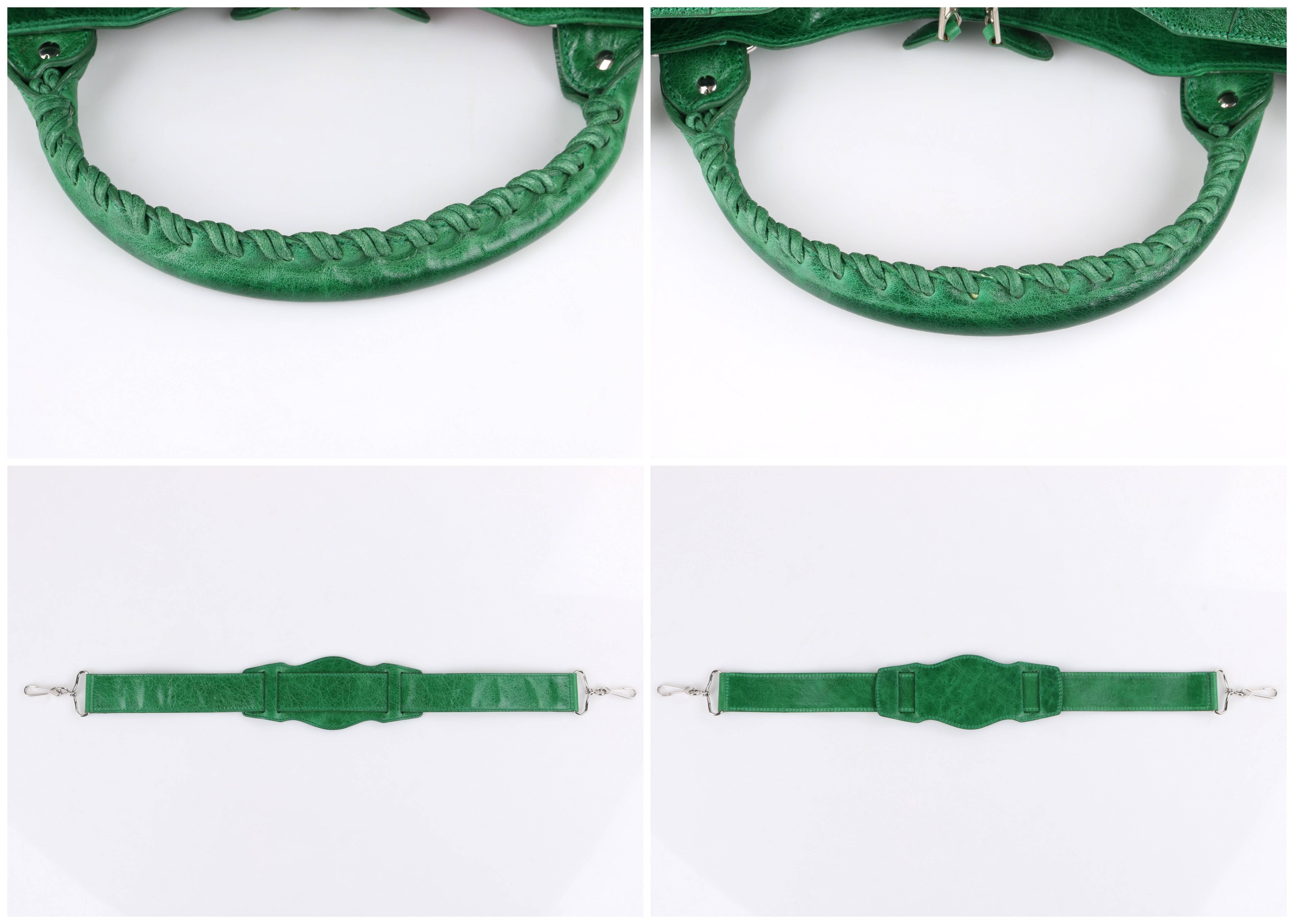 BALENCIAGA S/S 2008 Green Leather 