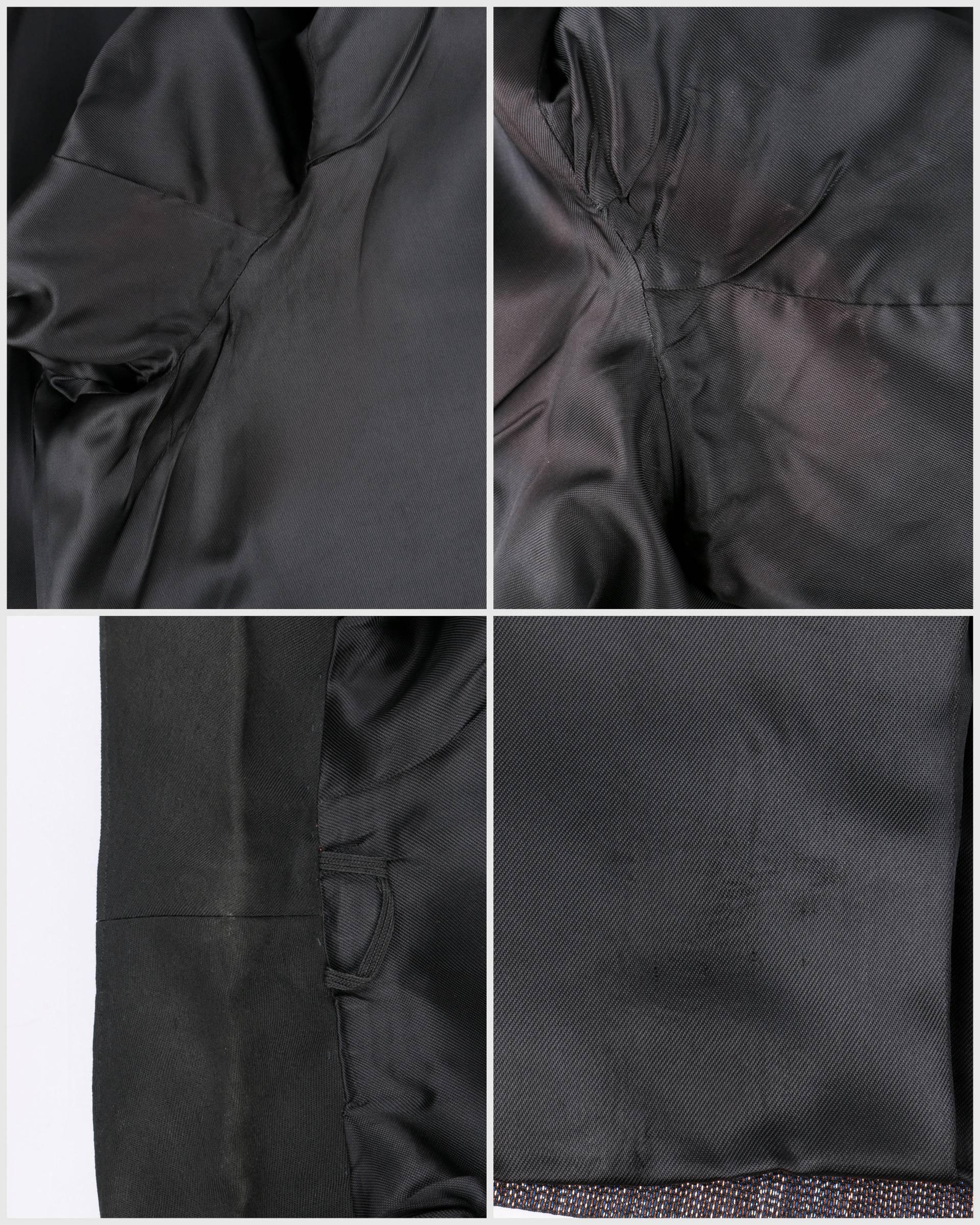 TOWNCRAFT CLOTHES c.1960's Iridescent Metallic Lame Tuxedo Smoking Jacket 1