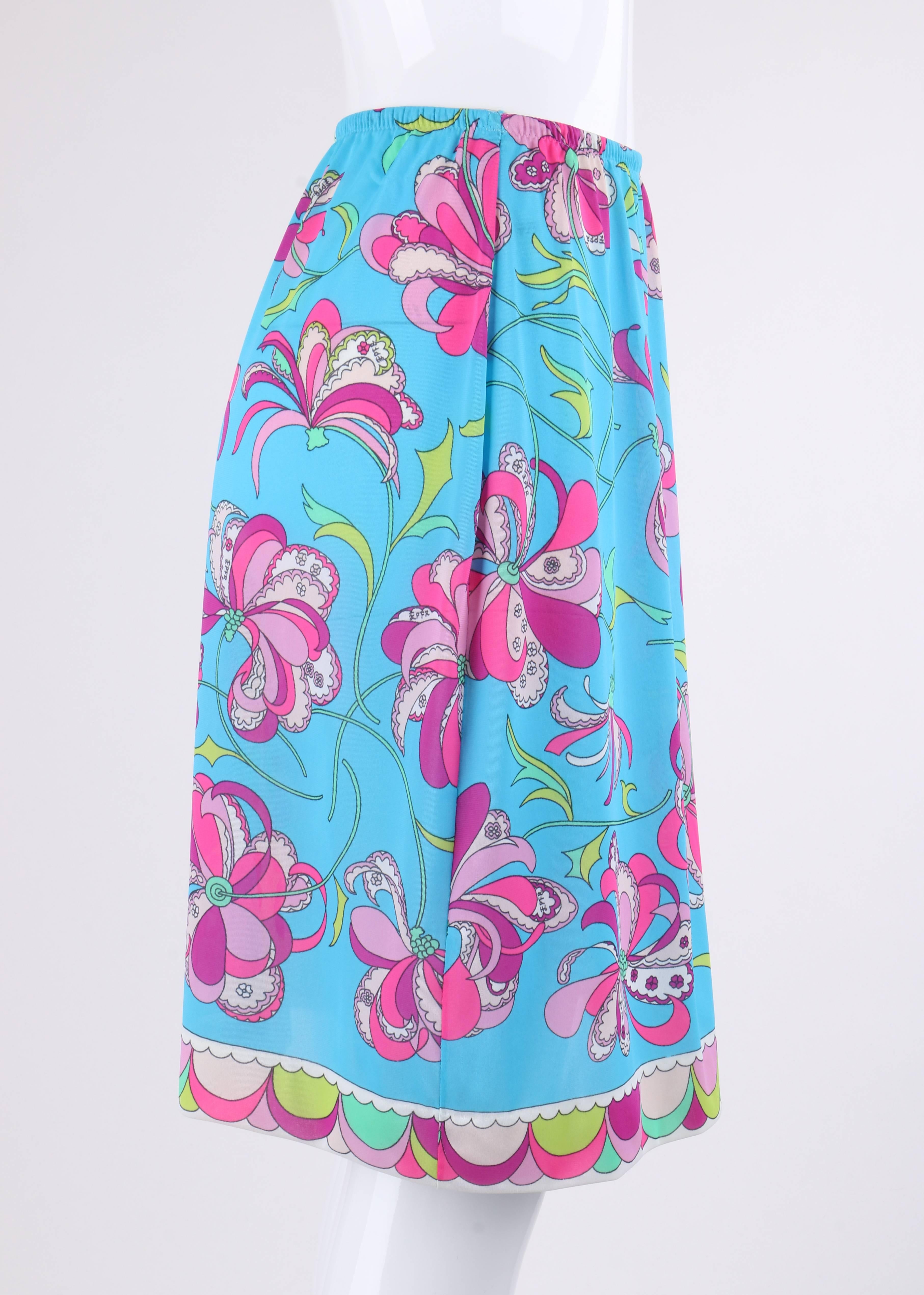 floral slip skirt