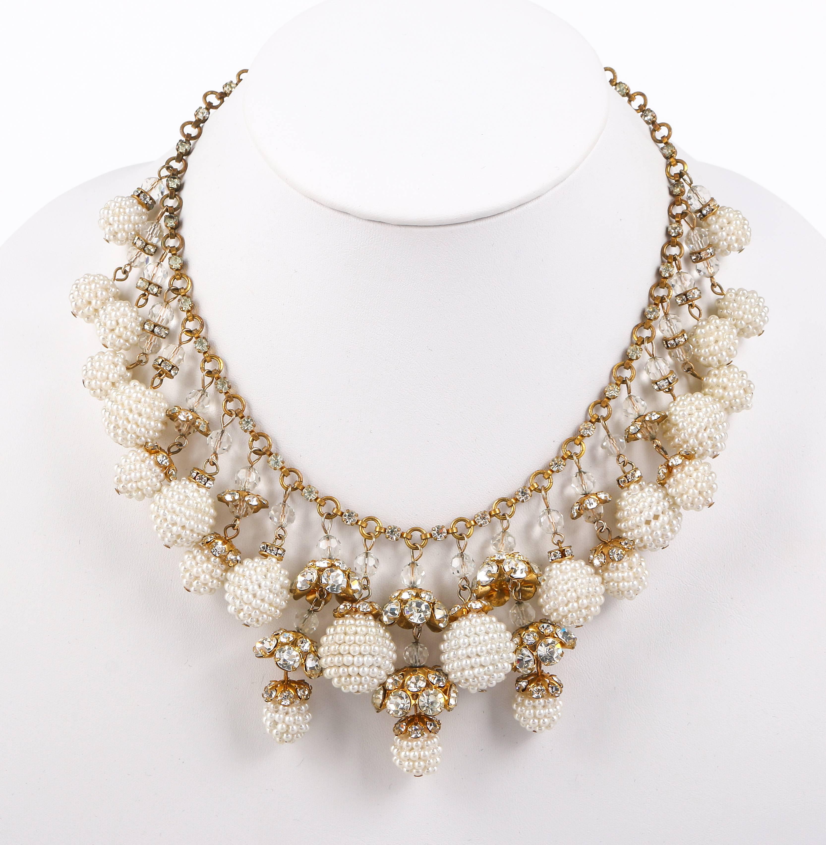 cluster bib necklace