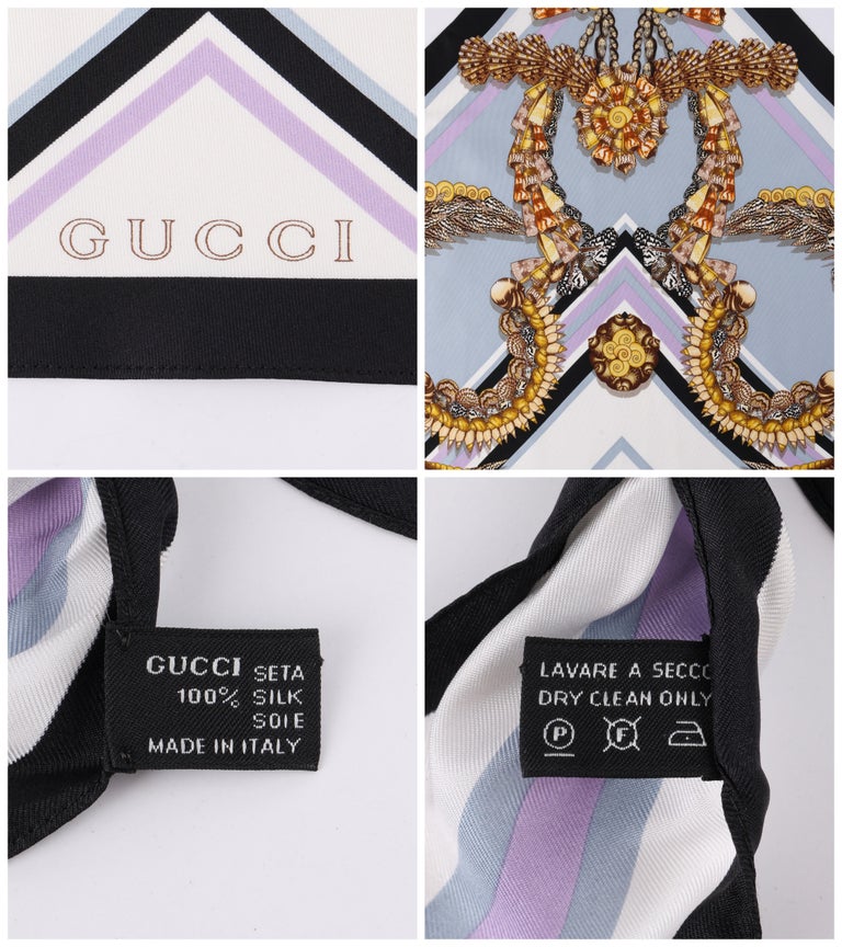 GUCCI Resort 2009 Seashell Print Silk Scarf Tie Back Halter Top For Sale at  1stDibs | scarf halter top, gucci scarf top, silk scarf halter top