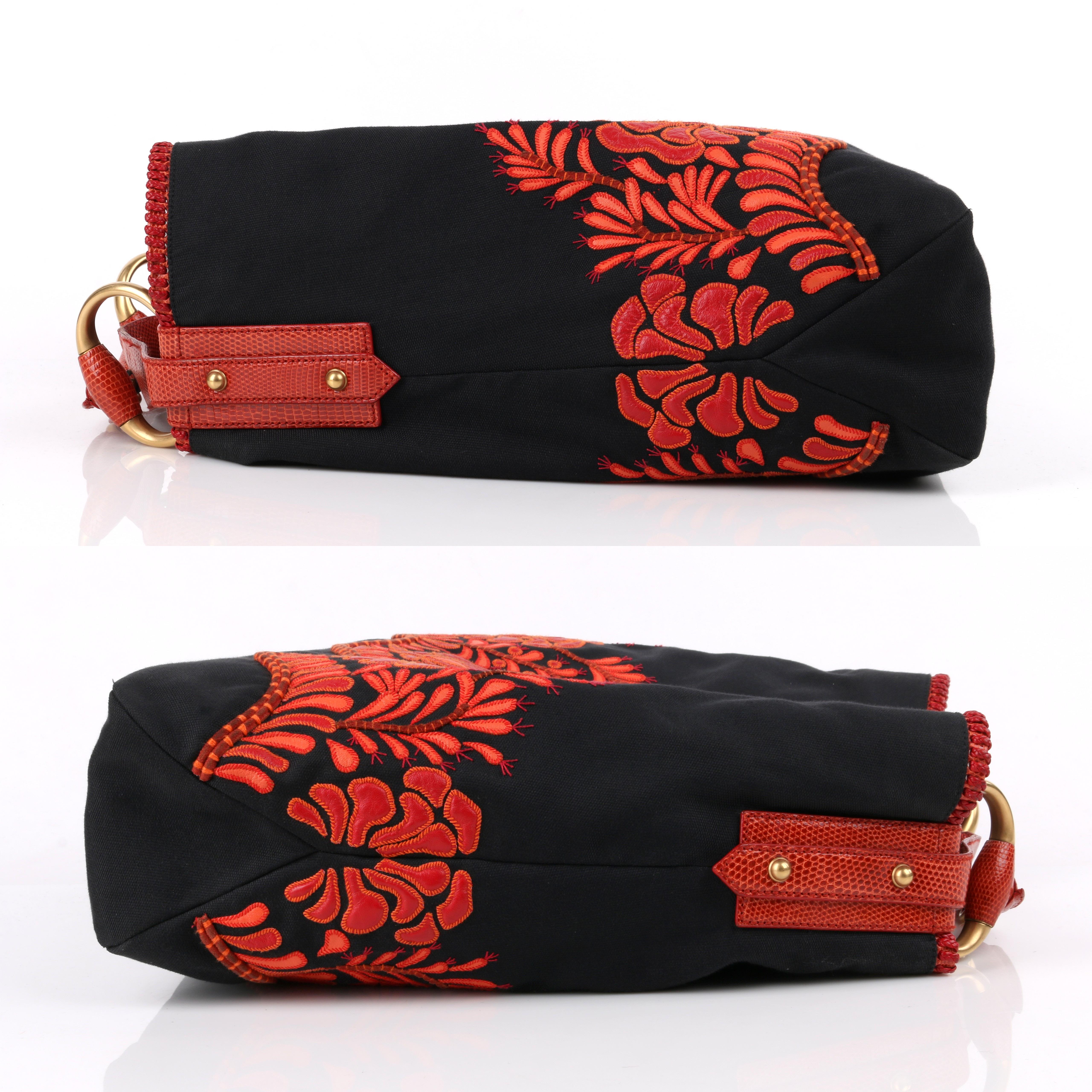 gucci black floral bag