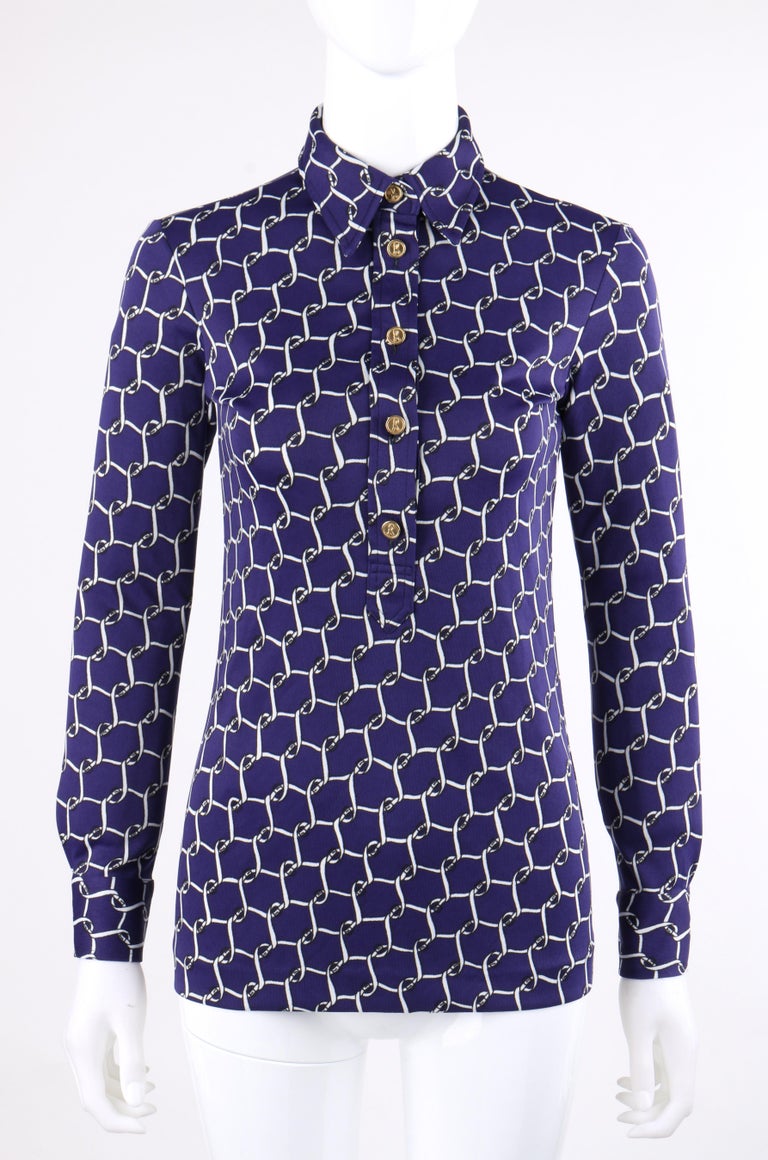 Roberta Di Camerino White Polo Shirt With Japanese Print