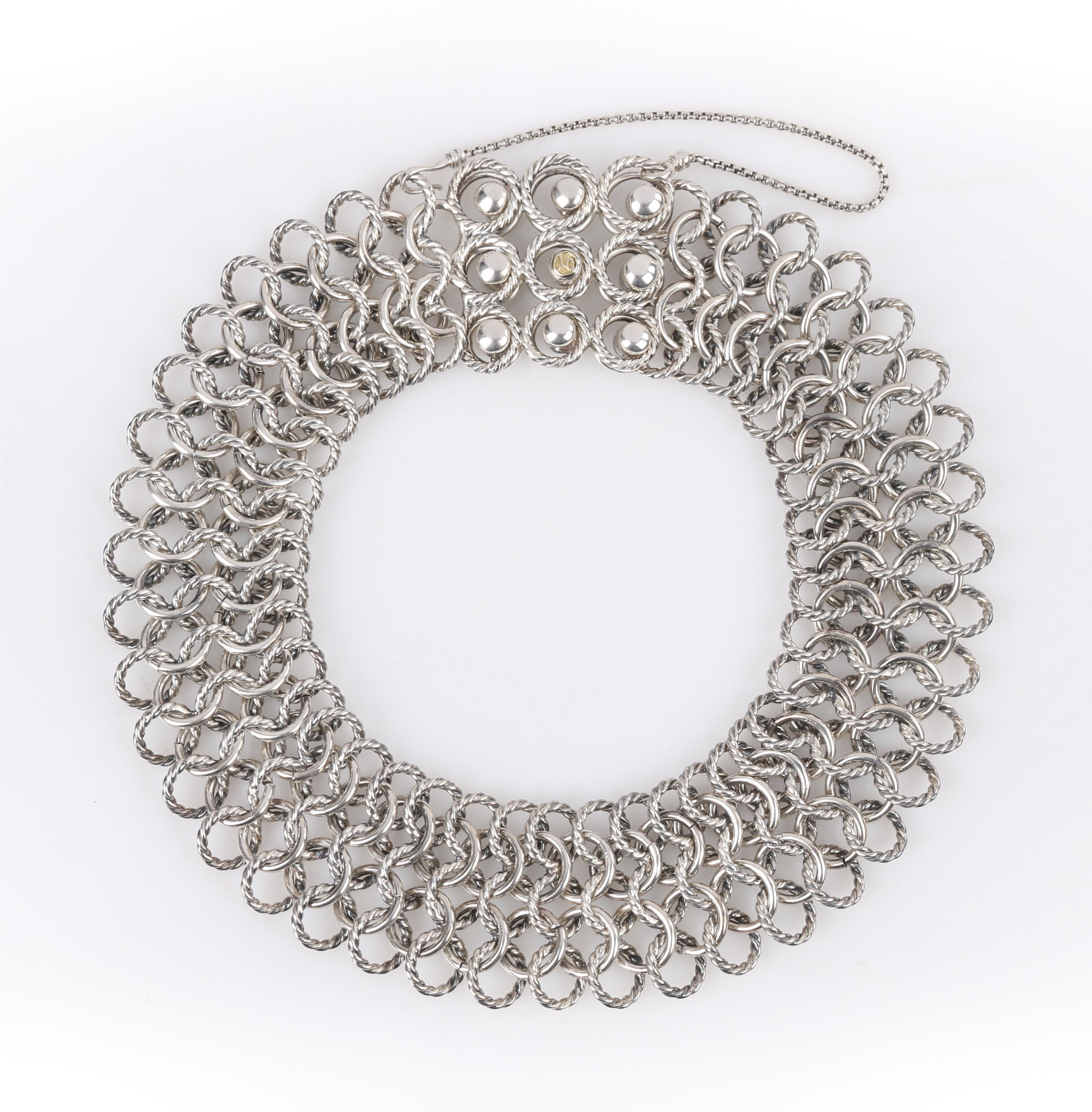 chainmail collar necklace