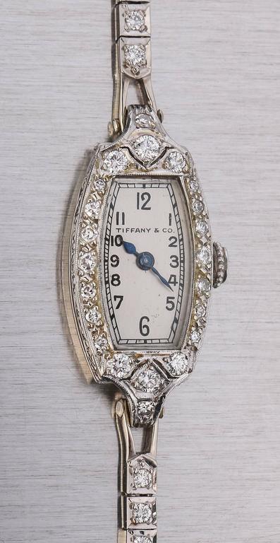 diamond and platinum watch