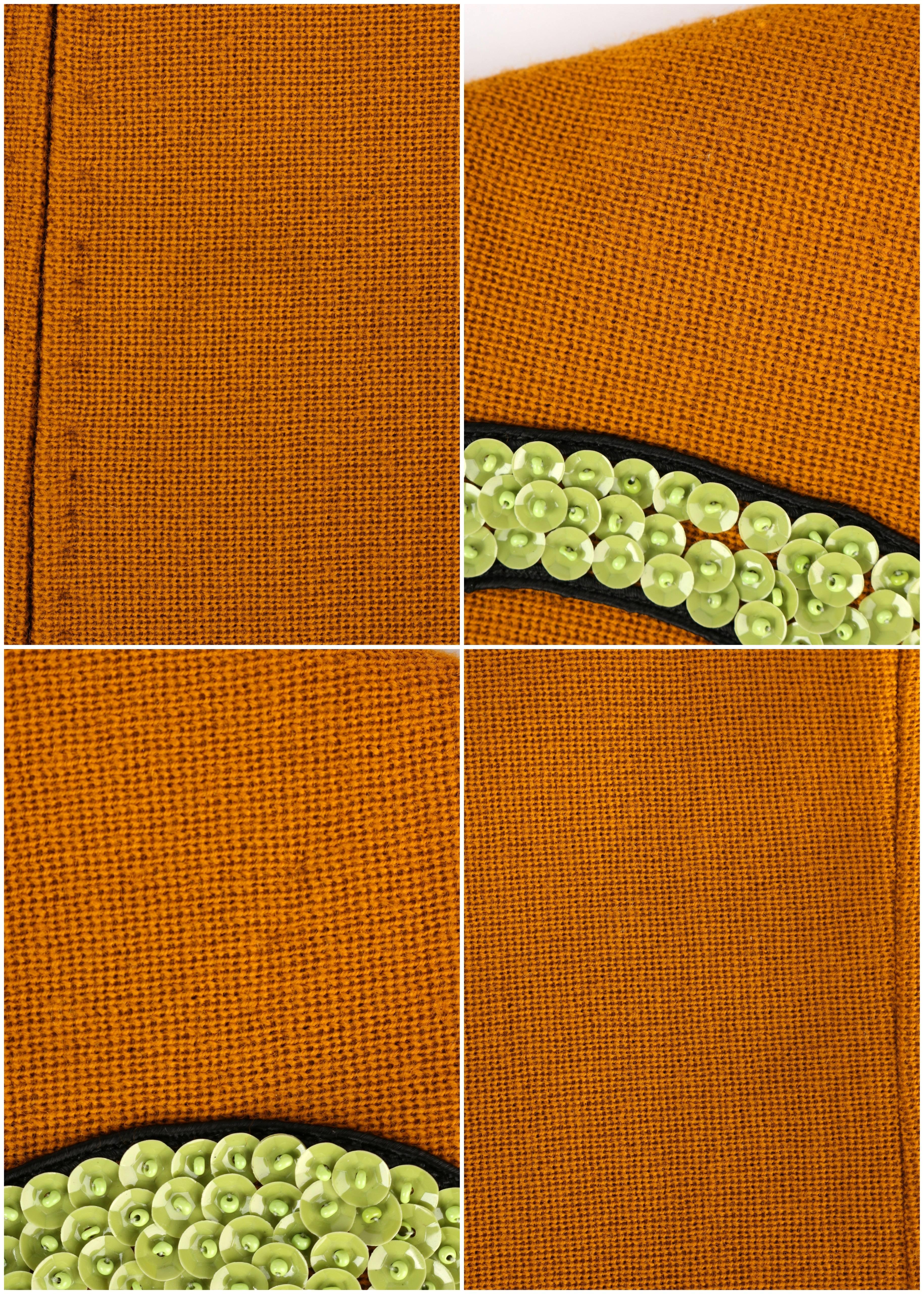 ALEXANDER'S 1960 circa, abito senza maniche con lustrini e decorazioni in stile Mod di ALEXANDER'S in vendita 4