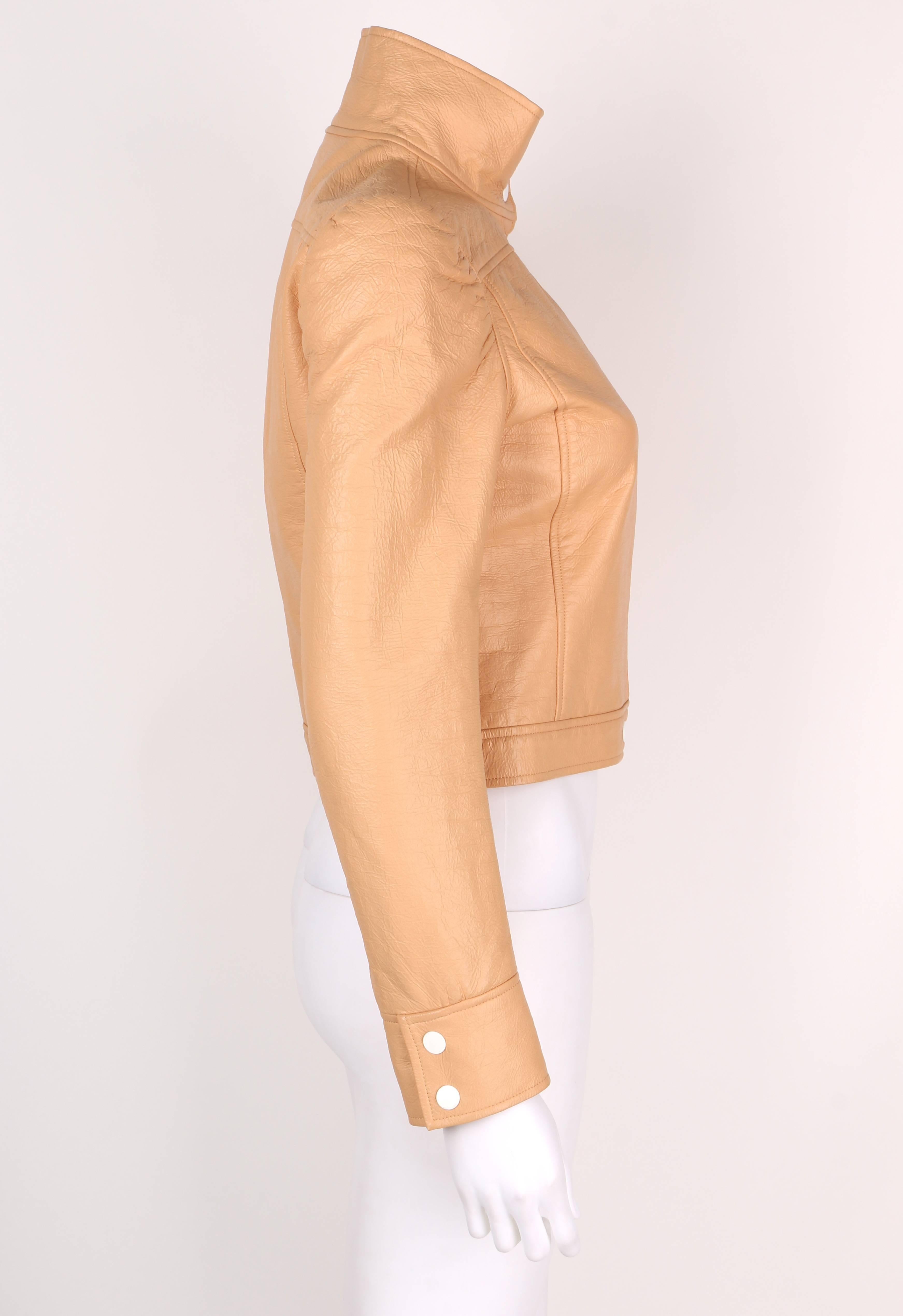 courreges vinyl jacket