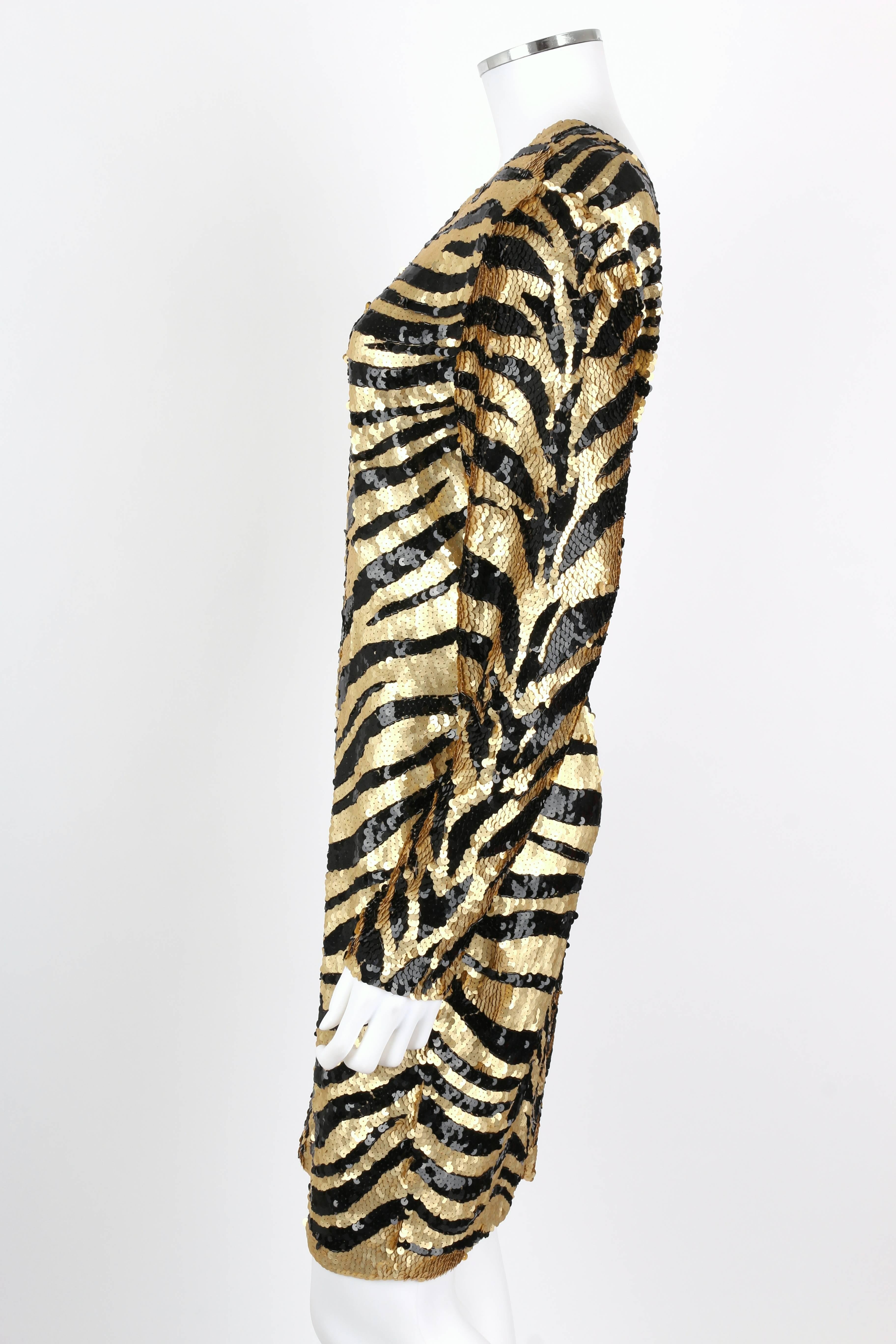 tiger striped dress