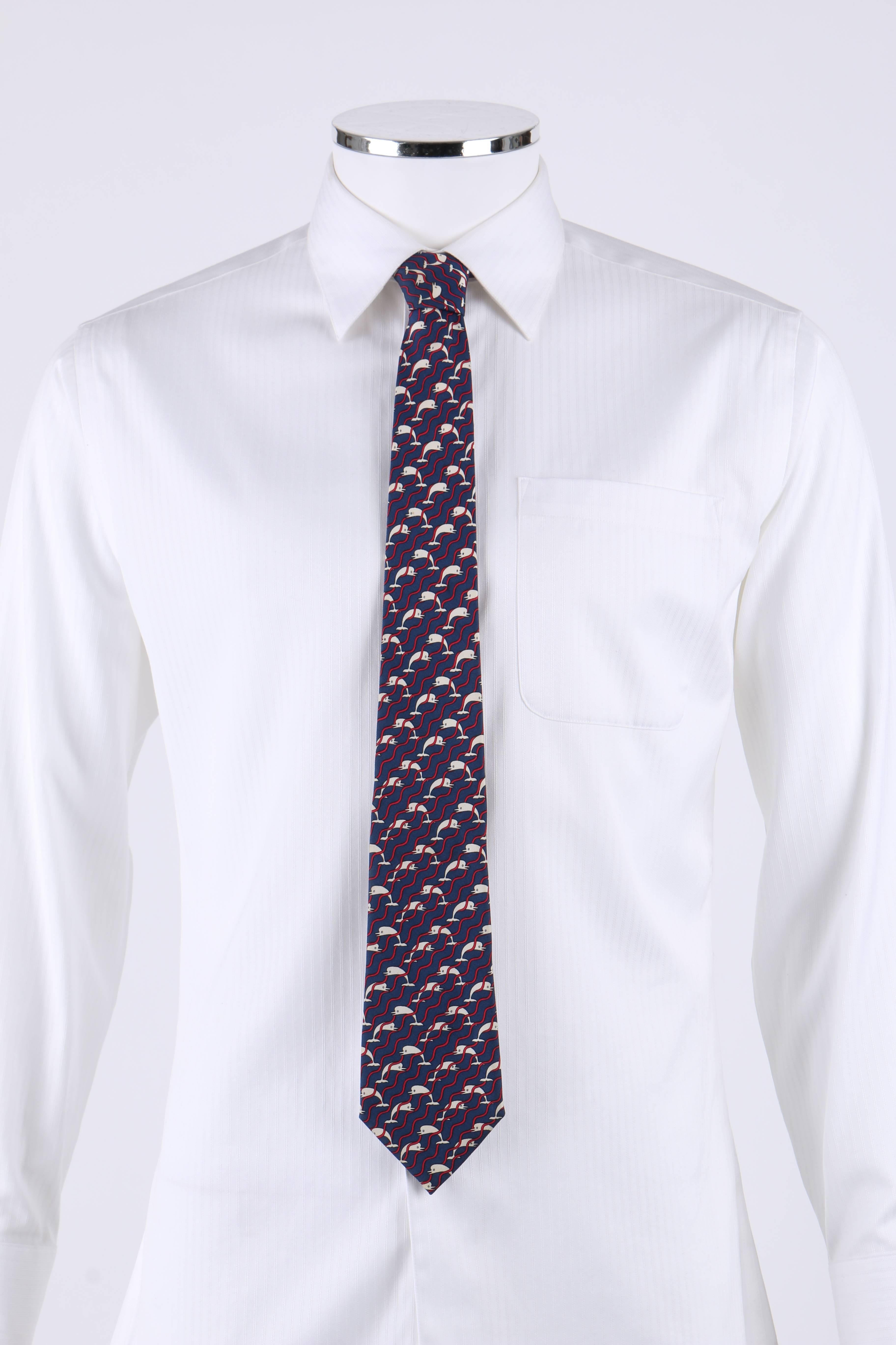 hermes dolphin tie