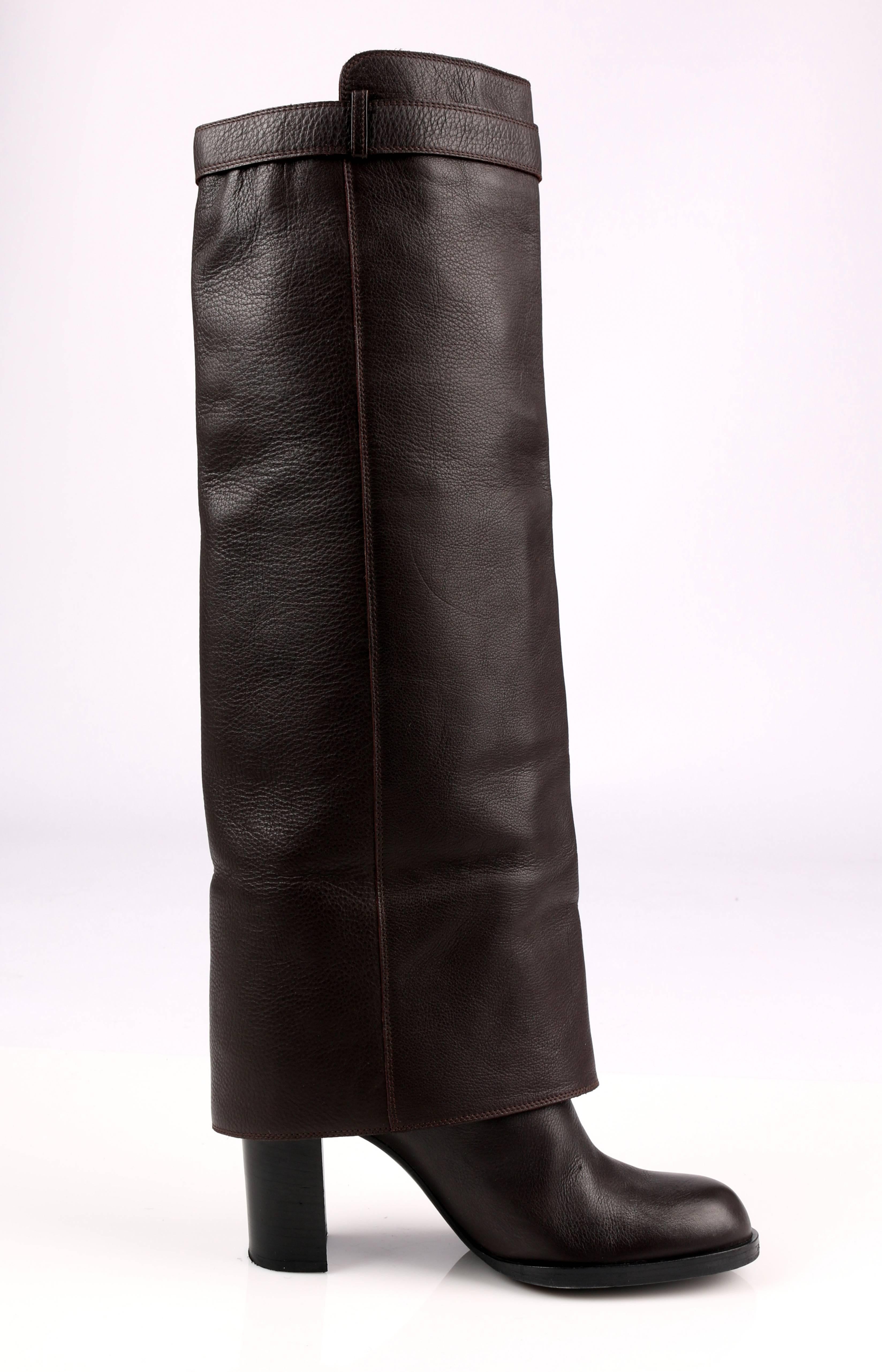 fold over knee high boots