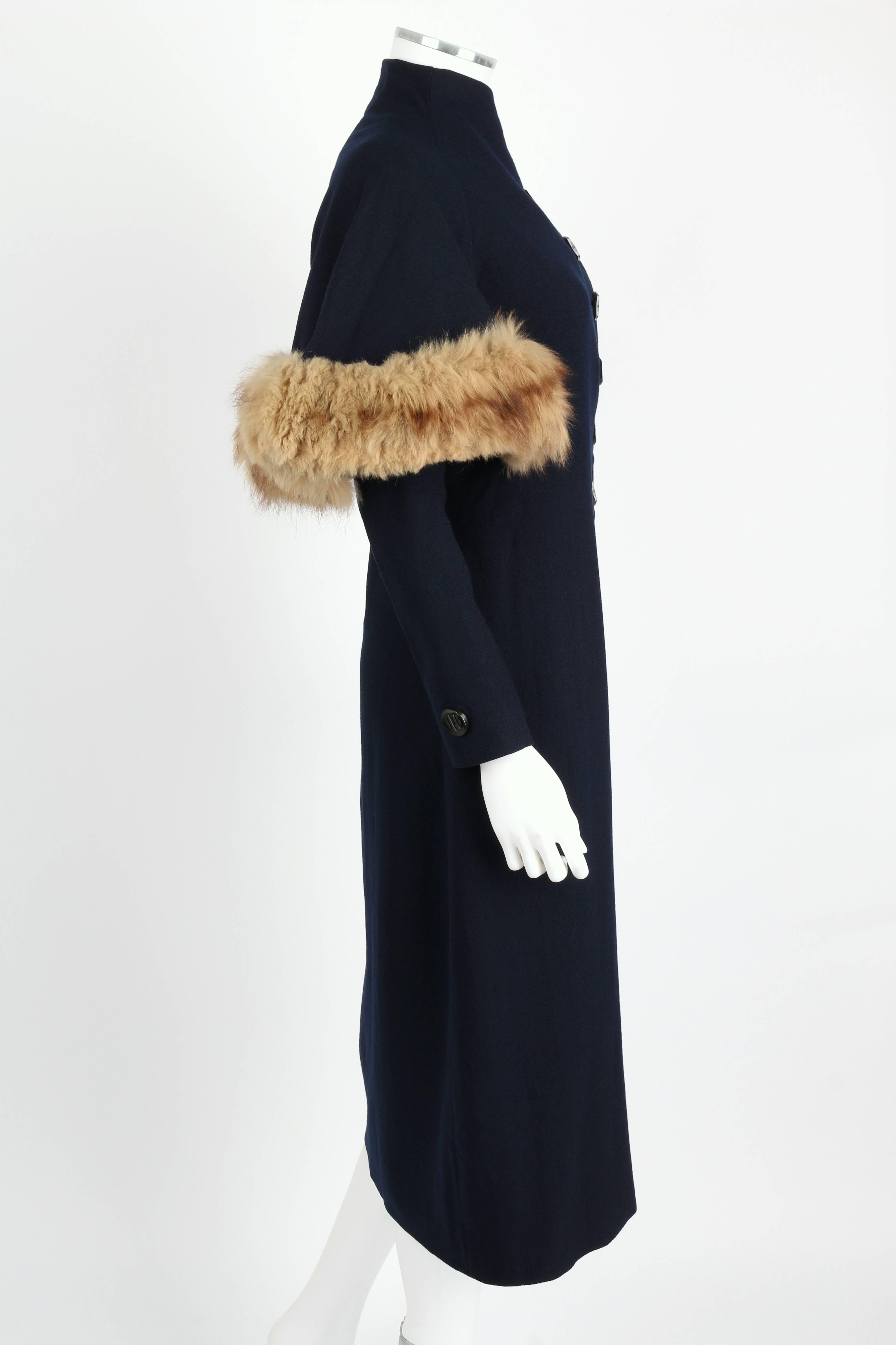 wool coat with fur trim