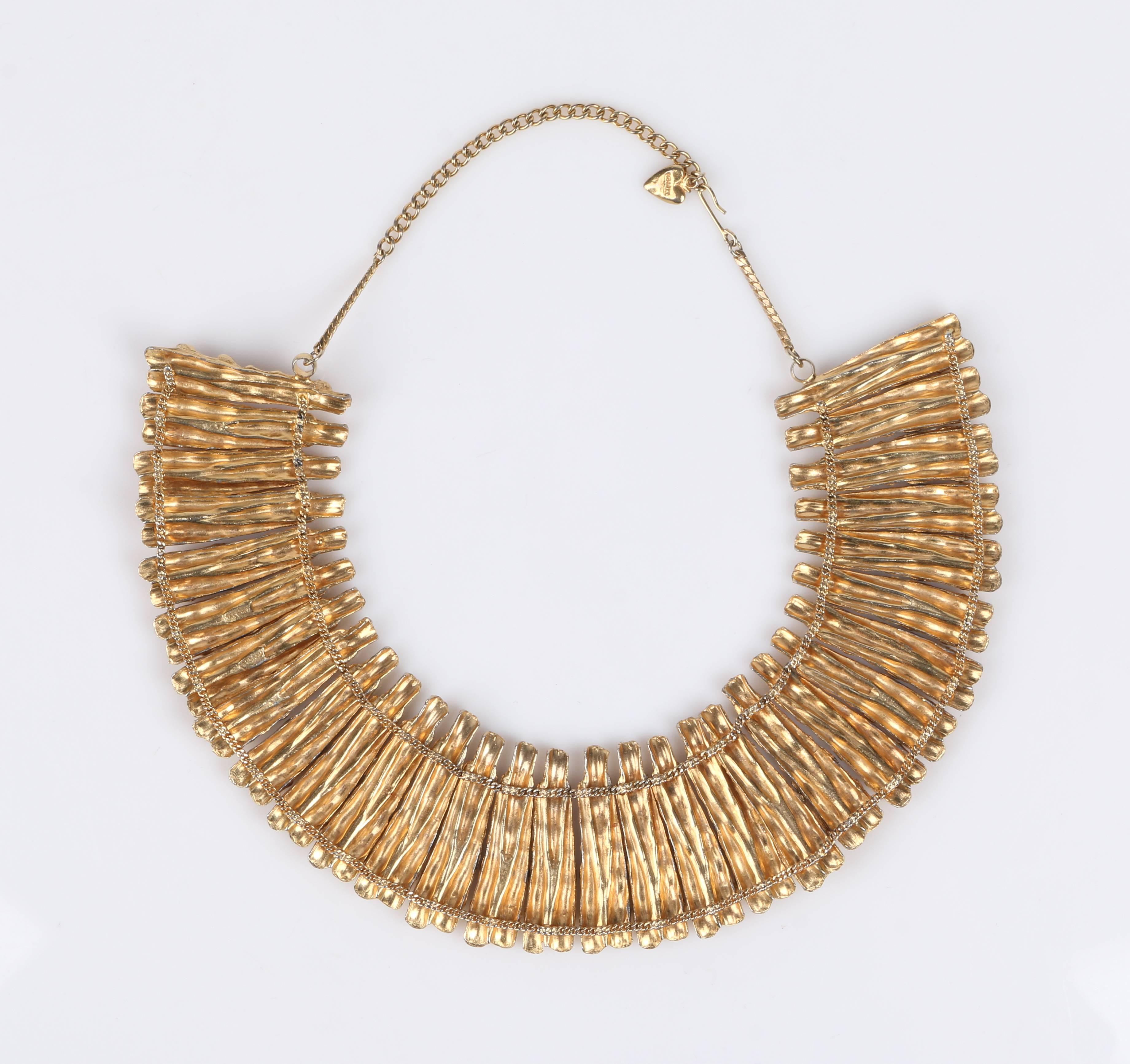 gold egyptian collar necklace