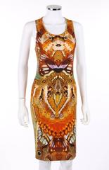 ALEXANDER McQUEEN Spring 2010 "Plato's Atlantis" Moth Camouflage Tank Dress 36