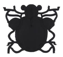 ISSEY MIYAKE A-Poc c.2001 DAI FUJIWARA Black Knit Monkey Top RARE