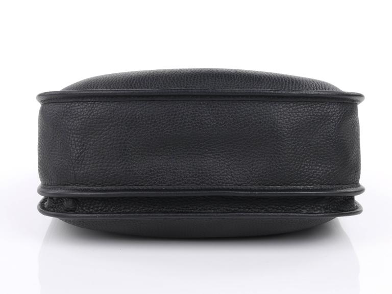 Evelyne leather crossbody bag Hermès Black in Leather - 34110099
