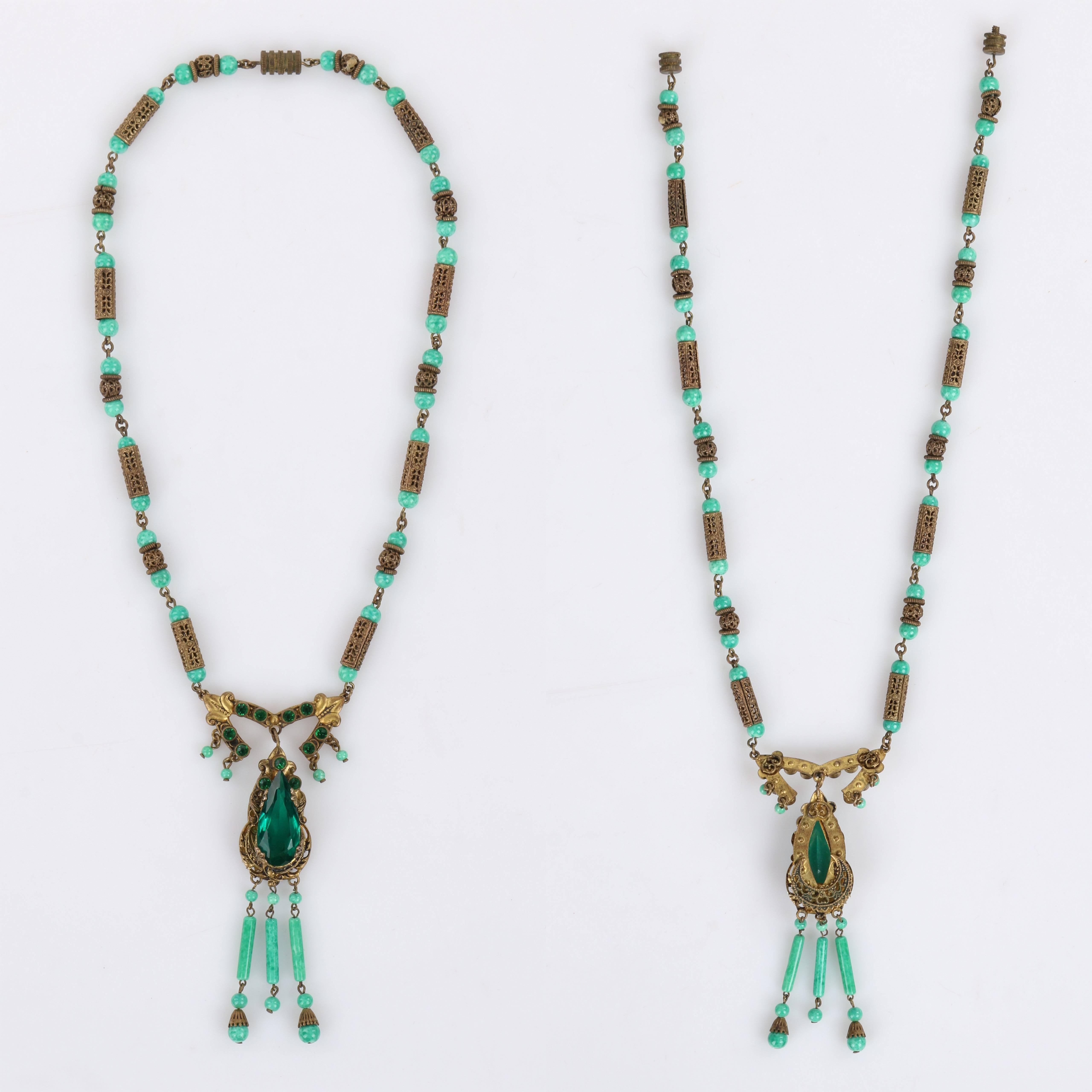 peking glass necklace