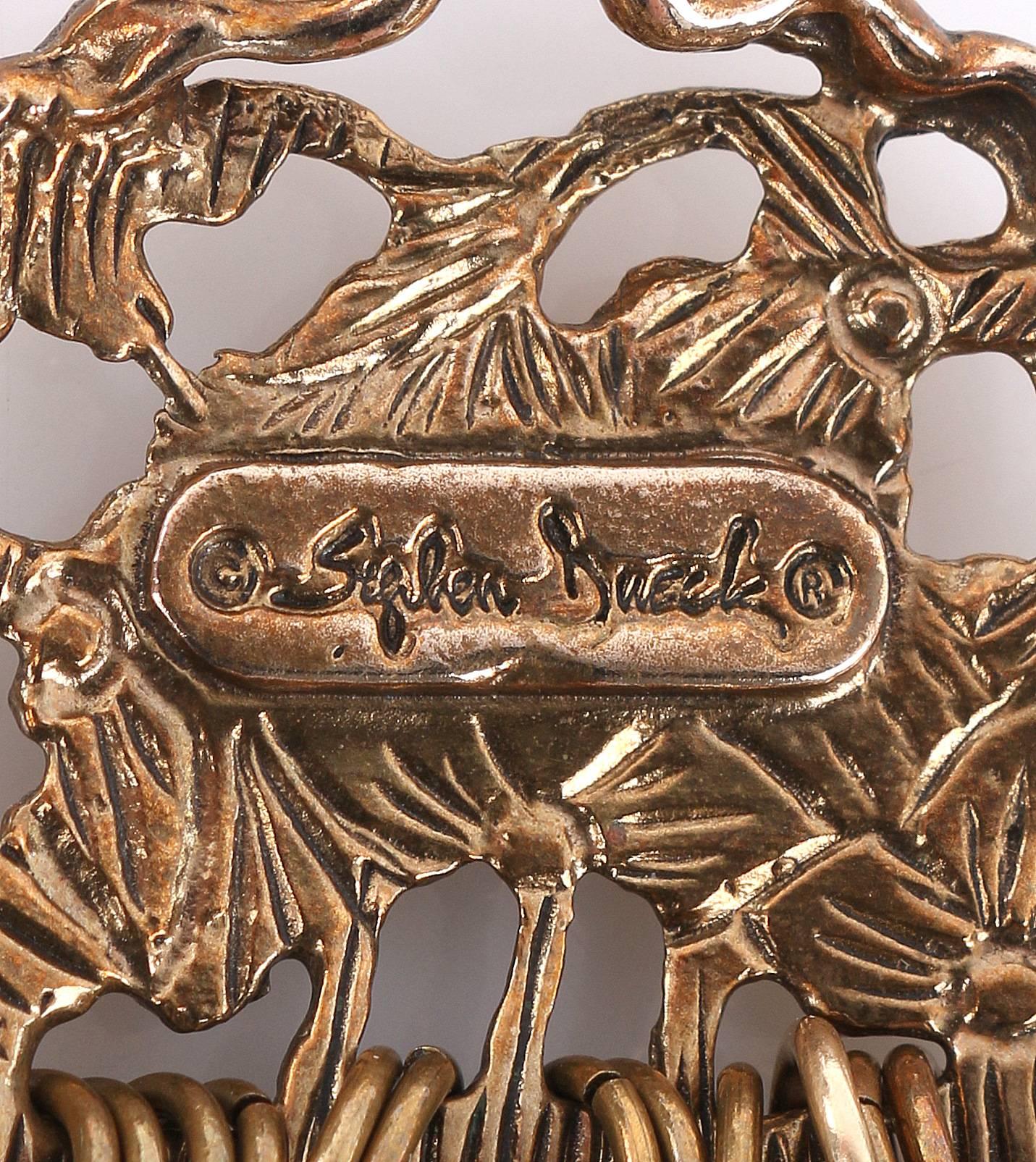 STEPHEN DWECK Bronze Multistrand Chain Necklace 5