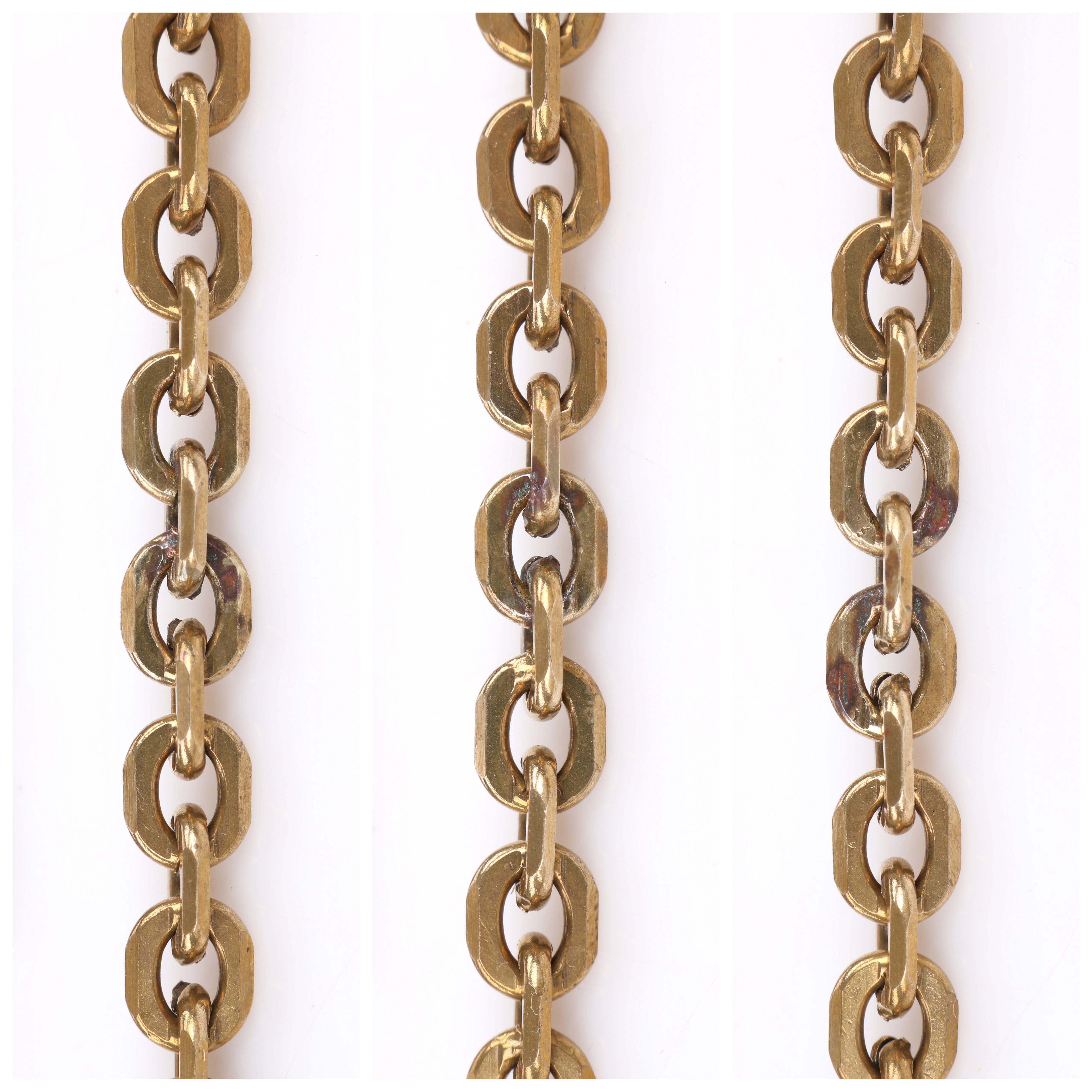 STEPHEN DWECK Bronze Multistrand Chain Necklace 6