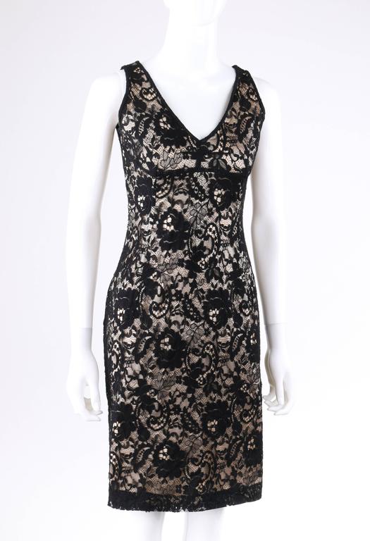 floral lace overlay dress