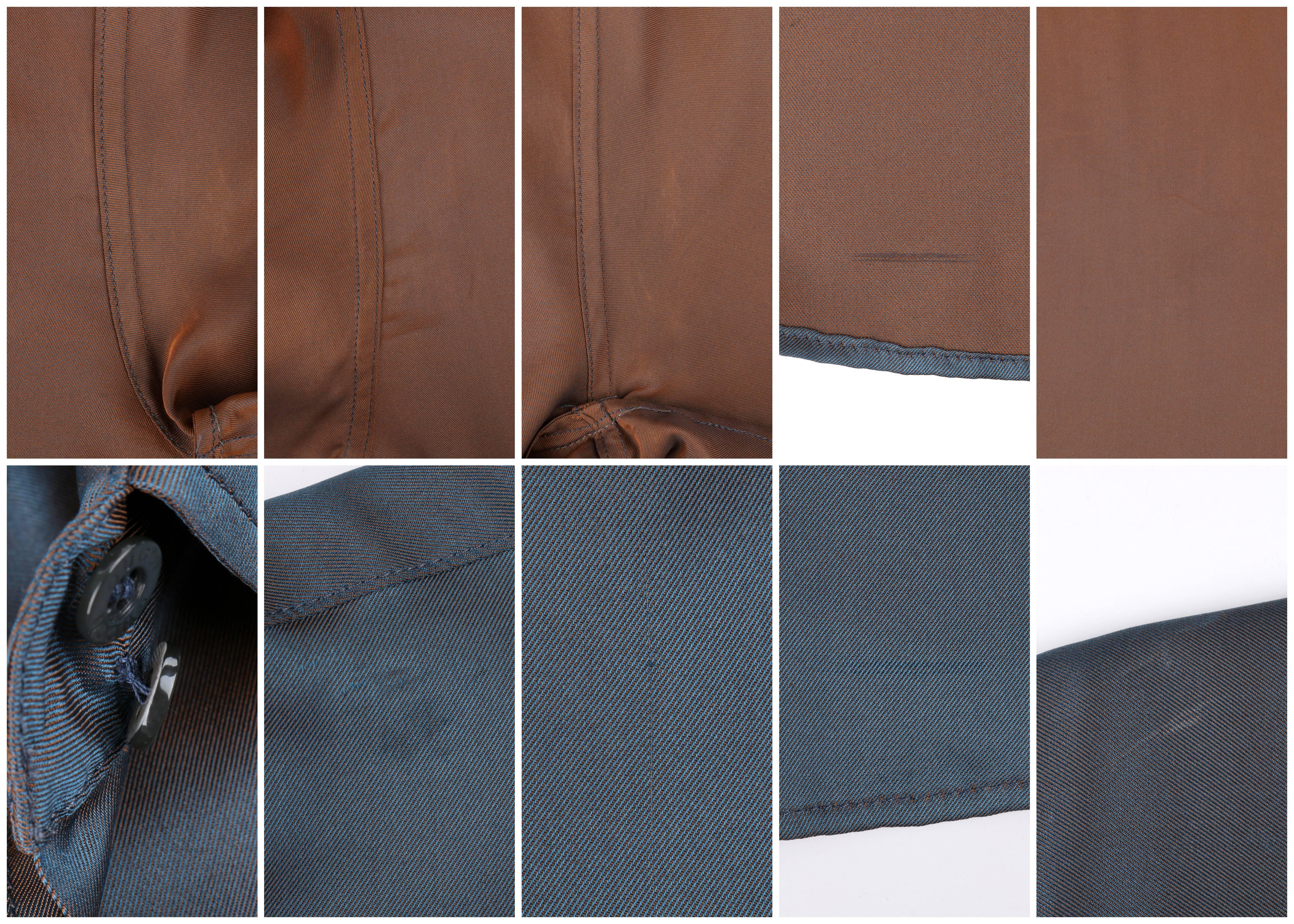 GUCCI S/S 1998 TOM FORD Iridescent Silk Blend Button Down Short Sleeve Shirt 1